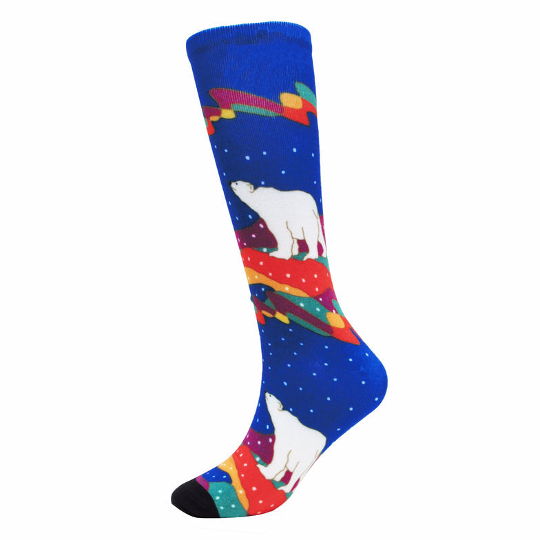 ART SOCKS - M/L / Dawn Oman Sky Watchers - 9817M/L - House of Himwitsa Native Art Gallery and Gifts