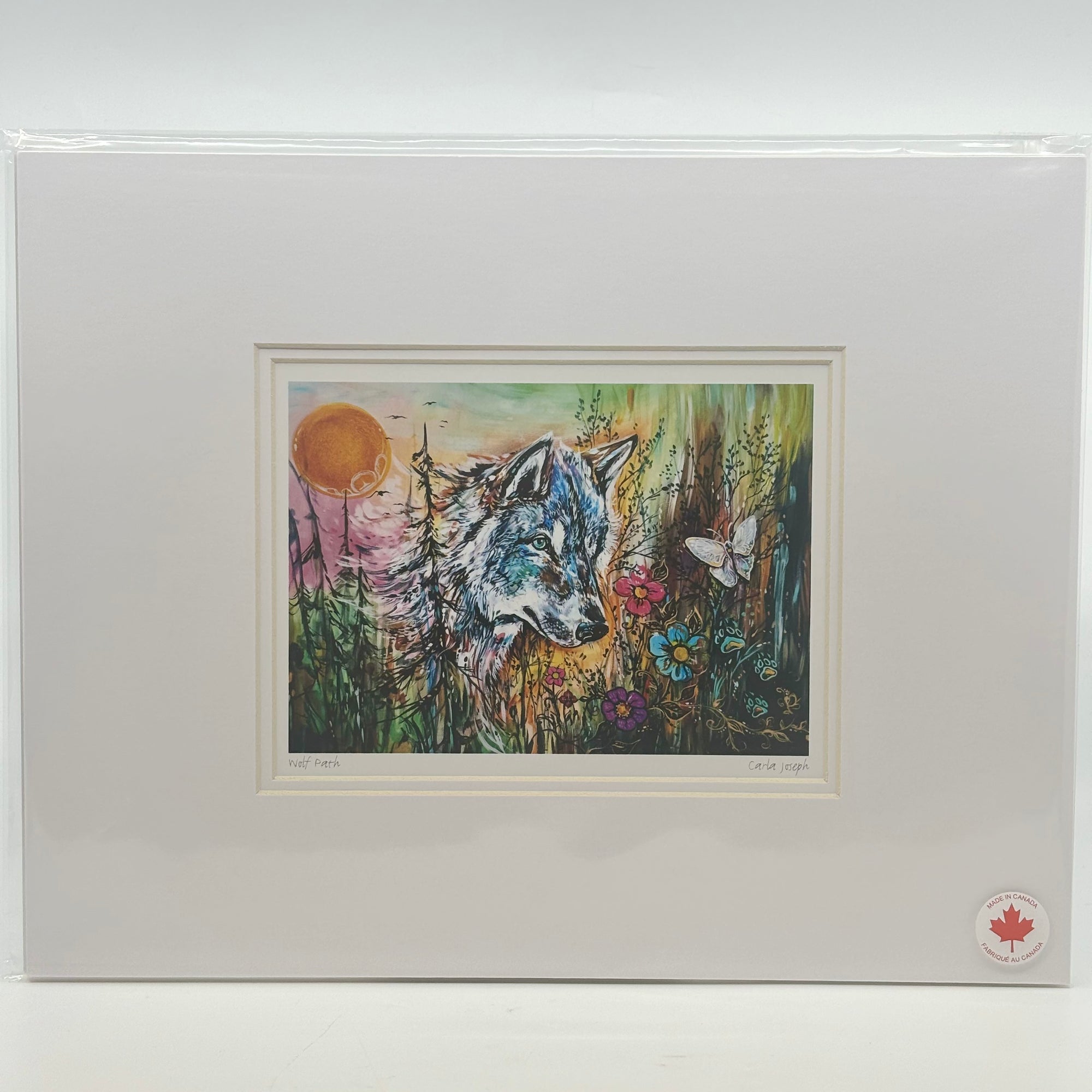 MATTED ART CARDS CARLA JOSEPH - Canadian Art Prints Inc. - Matted Art Card - House of Himwitsa Art Gallery