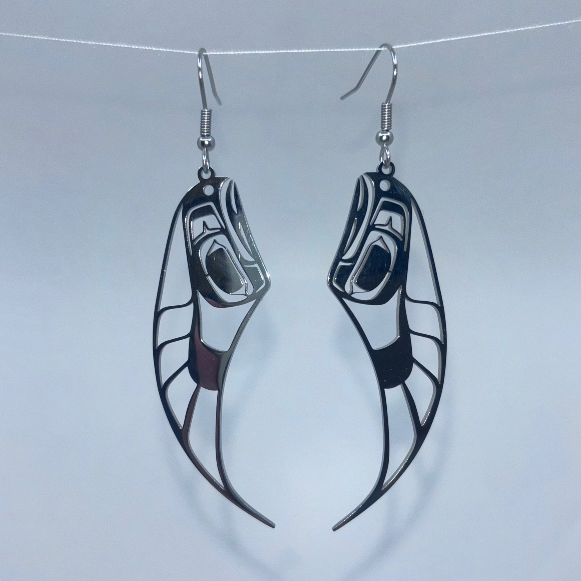 Colin Reid Steel Earrings - Colin Reid -  - House of Himwitsa Art Gallery