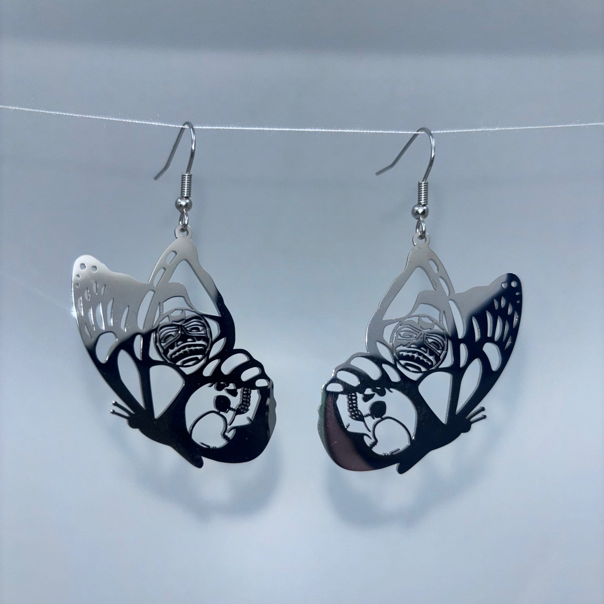 Colin Reid Steel Earrings - Colin Reid -  - House of Himwitsa Art Gallery