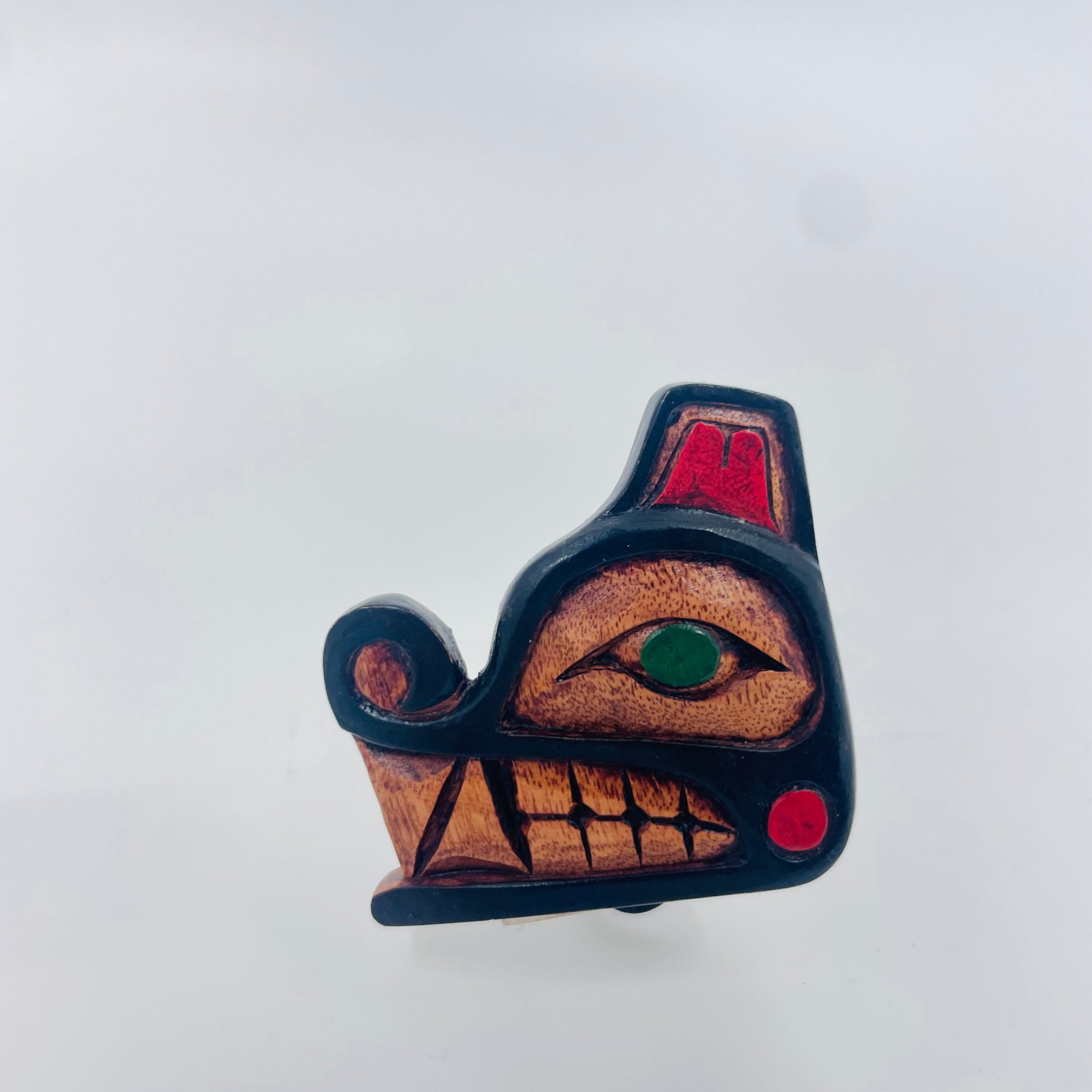Artie George Magnets - Wolf - WM-Magnets-1a - House of Himwitsa Native Art Gallery and Gifts