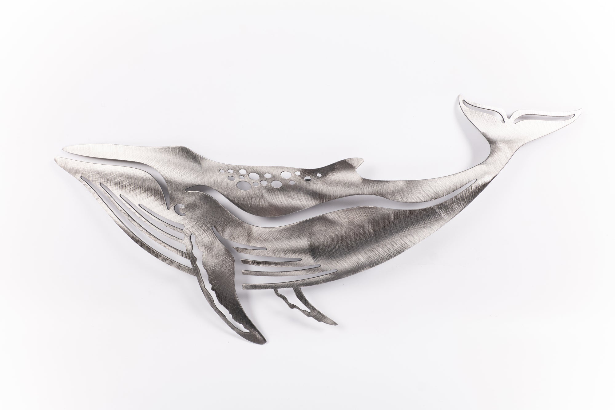 Jack Willoughby Silver Humpback 23'' - Jack Willoughby Silver Humpback 23'' -  - House of Himwitsa Native Art Gallery and Gifts