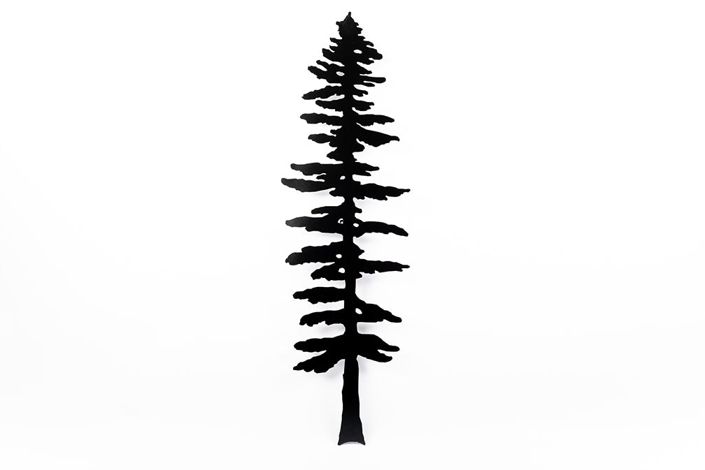 Jack Willoughby Black or Silver Sitka Trees Wall - Anvil Island Design Ltd. - Rolled Steel - House of Himwitsa Art Gallery