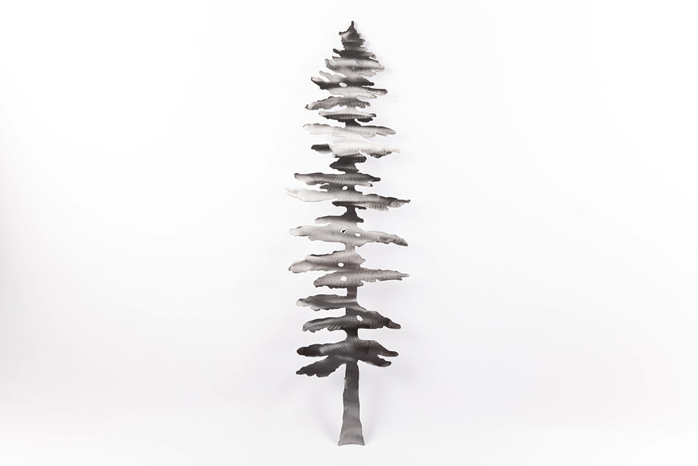 Jack Willoughby Black or Silver Sitka Trees Wall - Anvil Island Design Ltd. - Rolled Steel - House of Himwitsa Art Gallery