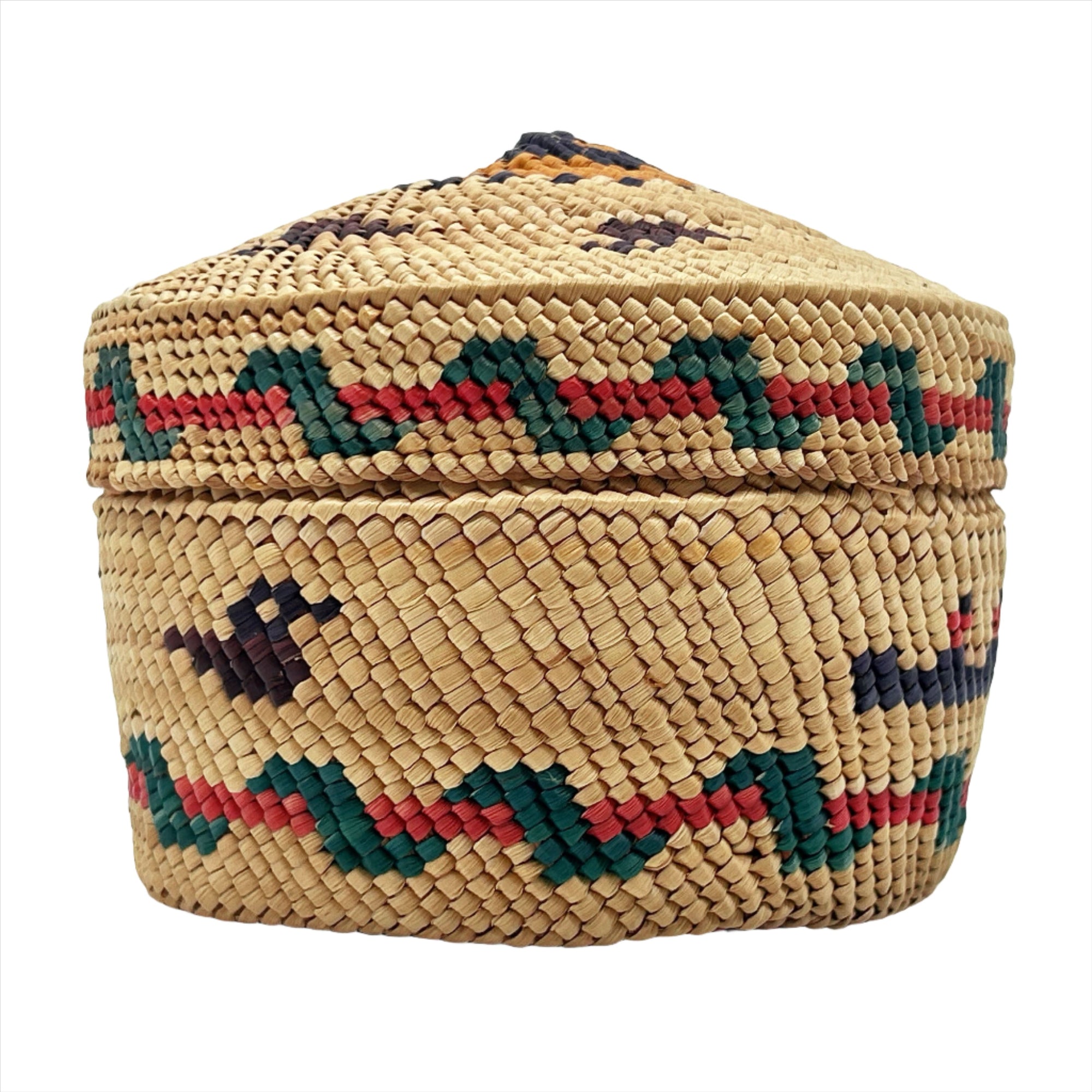 Lena Jumbo Rare Basket - First Art Premiers Inc - Basketry - House of Himwitsa Art Gallery