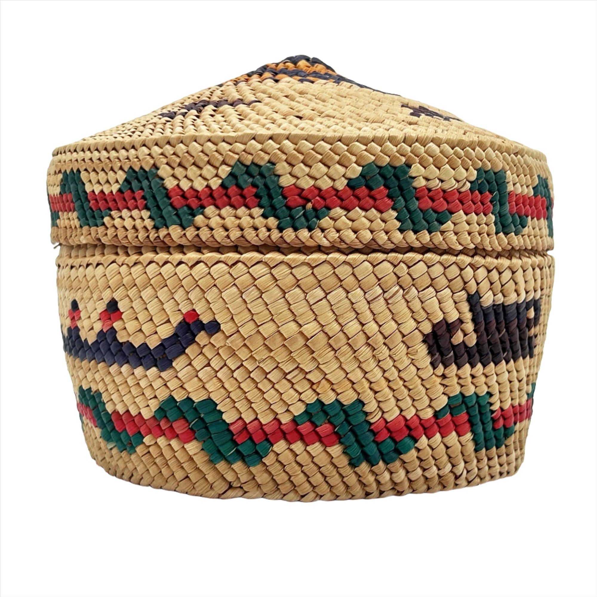 Lena Jumbo Rare Basket - First Art Premiers Inc - Basketry - House of Himwitsa Art Gallery