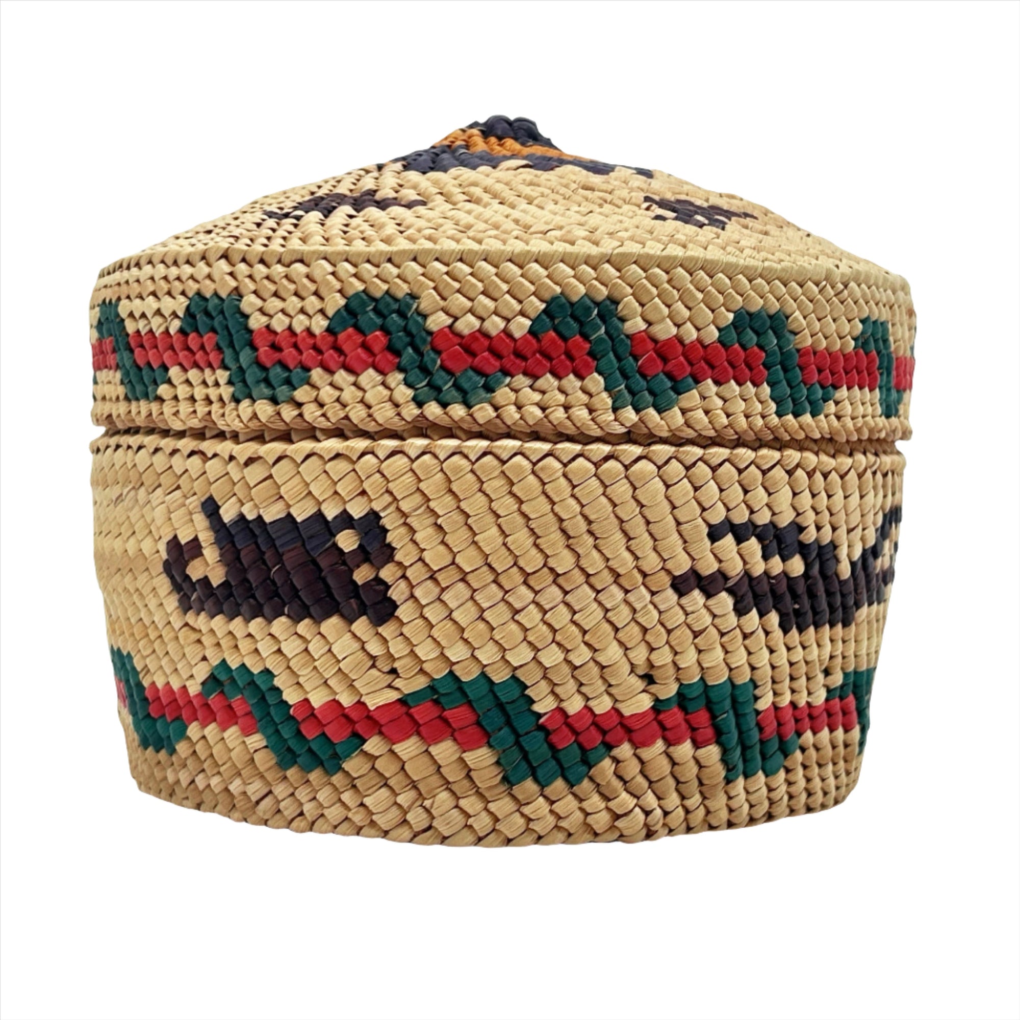 Lena Jumbo Rare Basket - First Art Premiers Inc - Basketry - House of Himwitsa Art Gallery