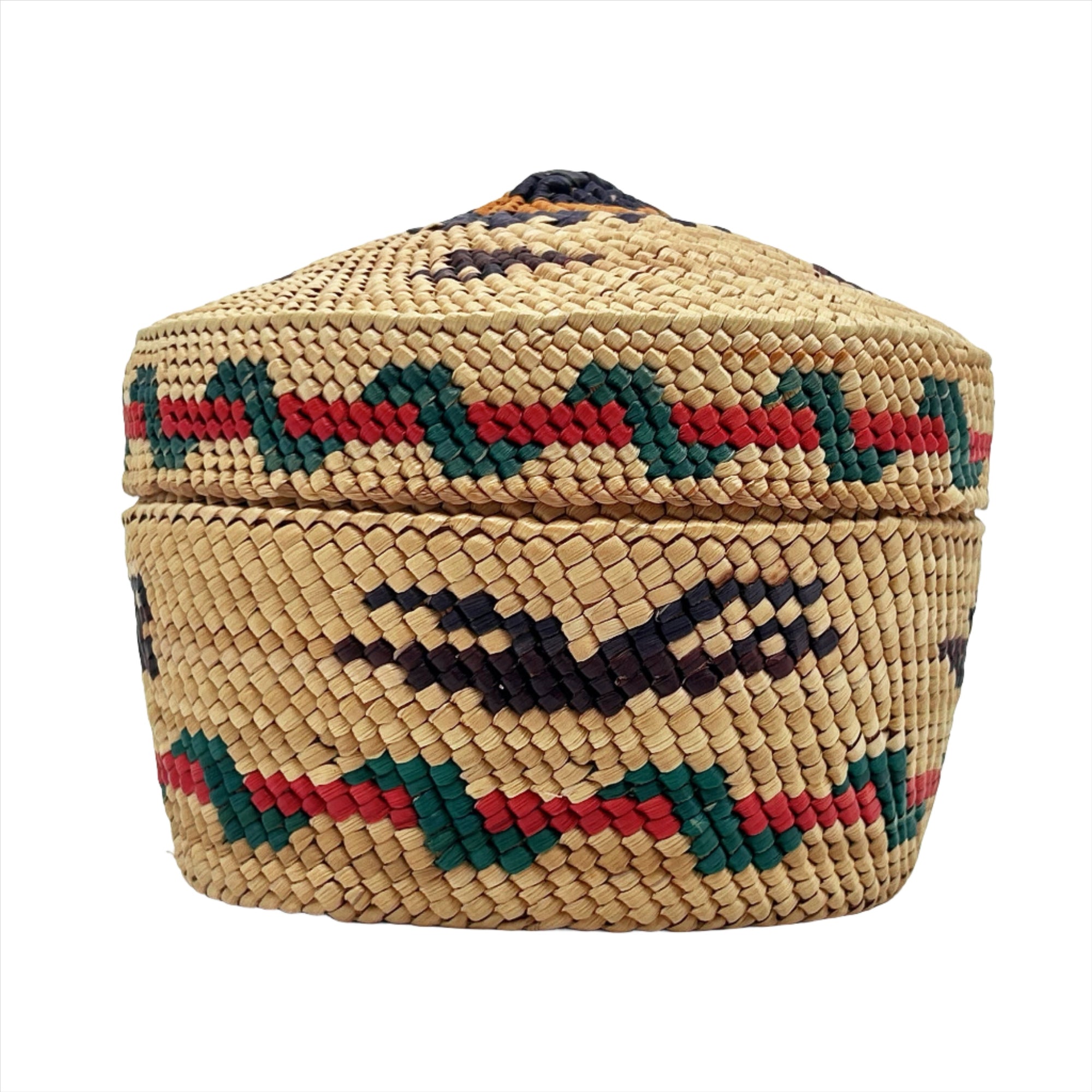 Lena Jumbo Rare Basket - First Art Premiers Inc - Basketry - House of Himwitsa Art Gallery