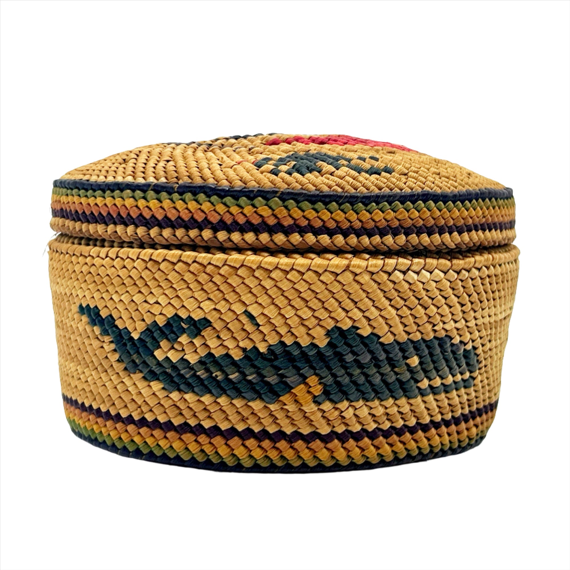 Nuu-Chah-Nulth Circa 1900's Beargrass Whale Hunt Basket - Lunds Auction Company -  - House of Himwitsa Art Gallery