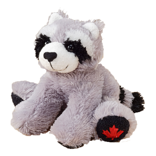 7" Stuffed Maple Foot Racoon -  - stuffed animals - House of Himwitsa Art Gallery