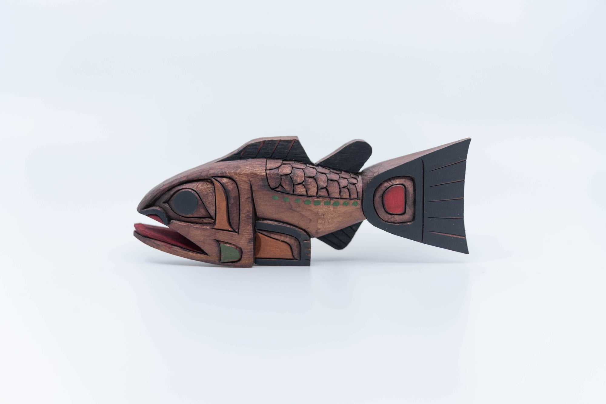 Robert Rufus Salmon Mini - Robert Rufus Salmon Mini -  - House of Himwitsa Native Art Gallery and Gifts