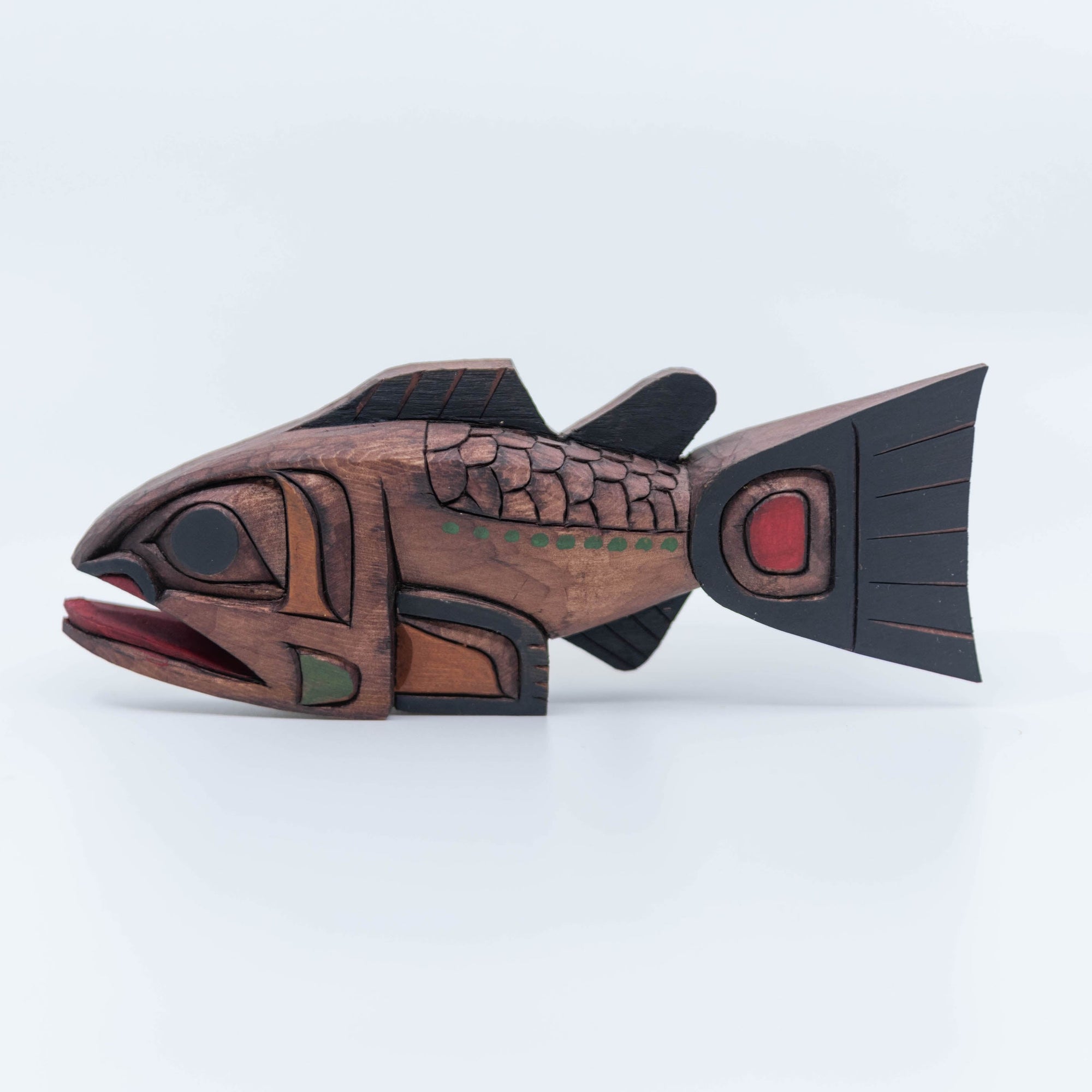 Robert Rufus Salmon Mini - Robert Rufus Salmon Mini -  - House of Himwitsa Native Art Gallery and Gifts