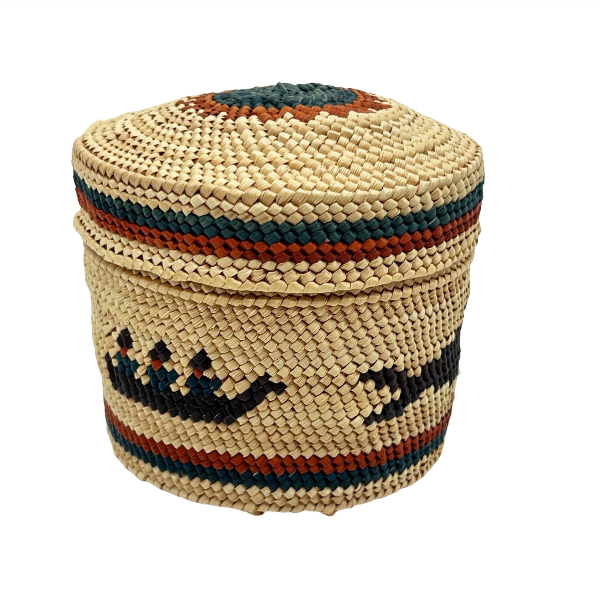 Sarah Tutube Beargrass Basket -  -  - House of Himwitsa Art Gallery