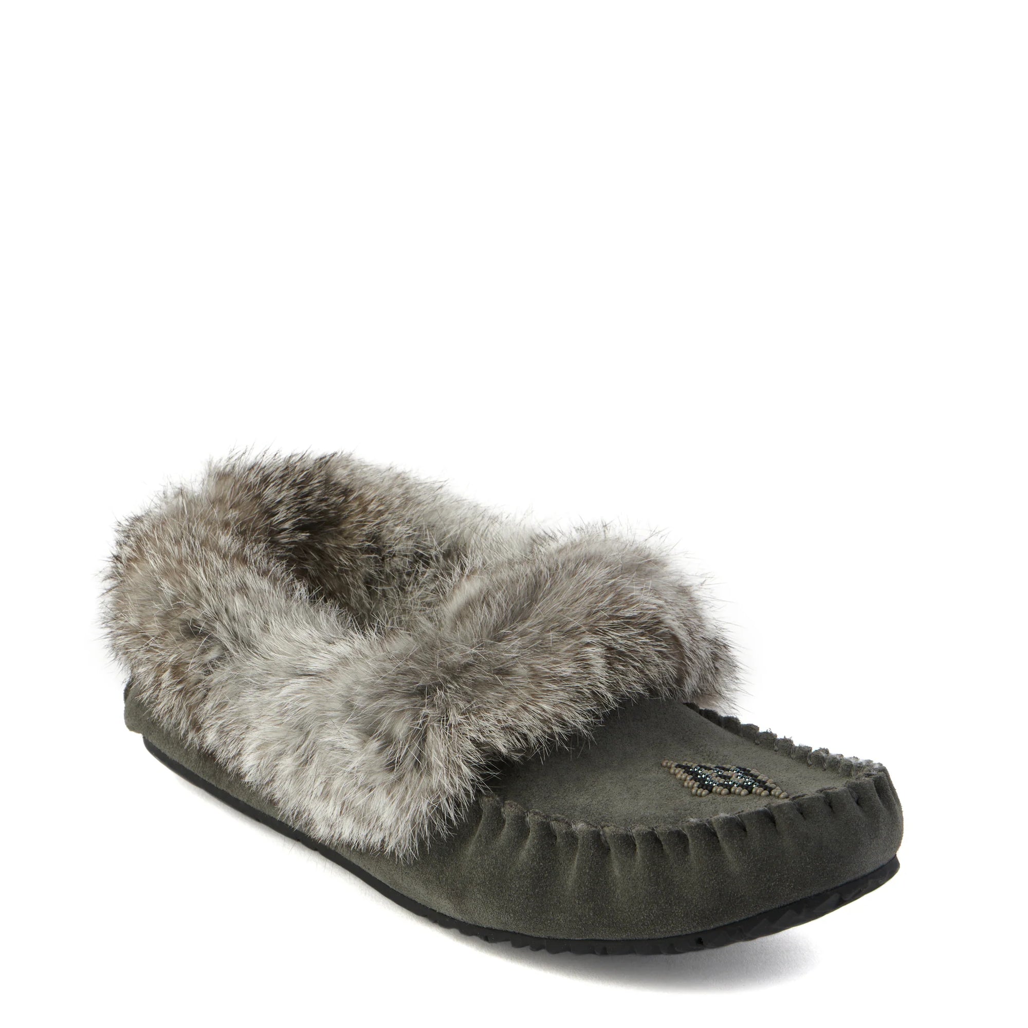 Street Suede Moccasins Charcoal -  -  - House of Himwitsa Art Gallery
