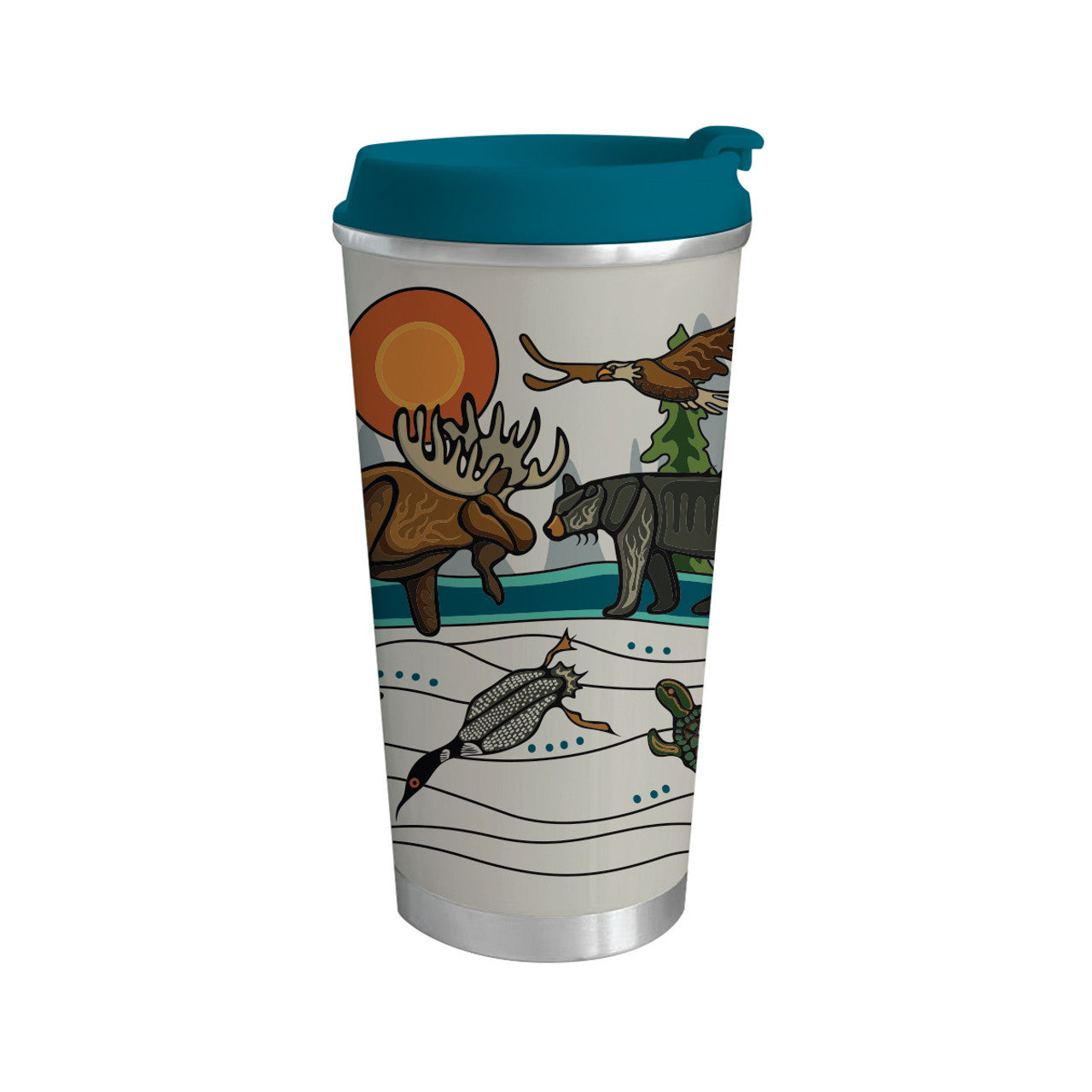 ASSORTED ART TRAVEL MUGS -  - ART TRAVEL MUG - House of Himwitsa Art Gallery