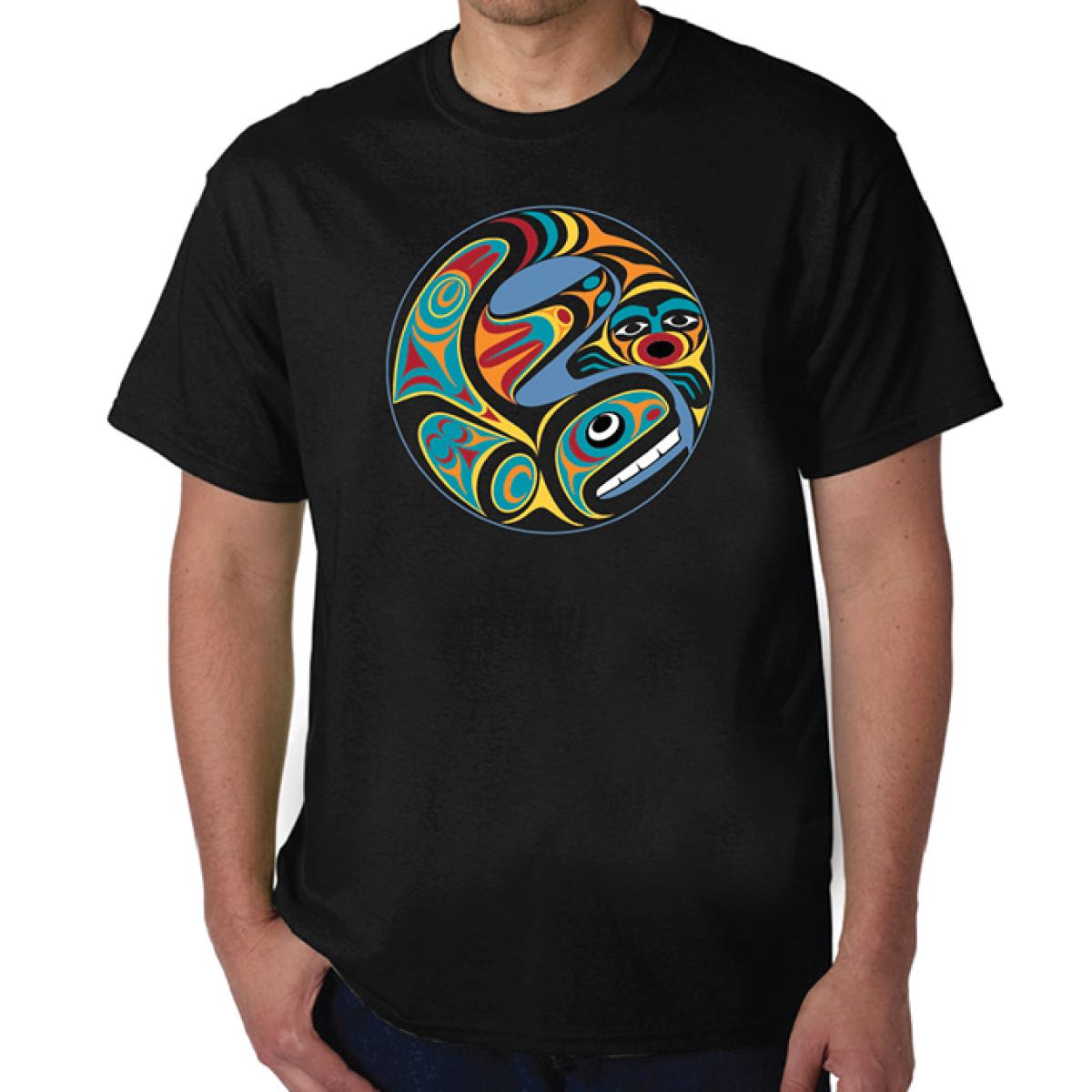 T Shirt Maynard Johnny Jr Whale - XXL - TSJWXXL - House of Himwitsa Native Art Gallery and Gifts