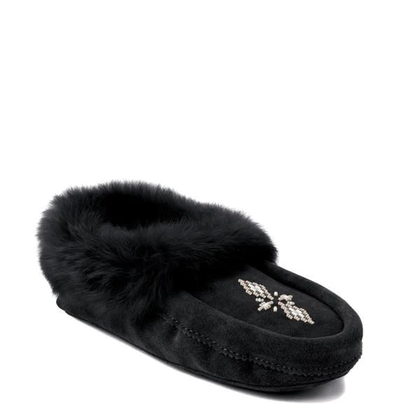 Tipi Moccasins - 9 / Black - 40200 Black 9 - House of Himwitsa Native Art Gallery and Gifts