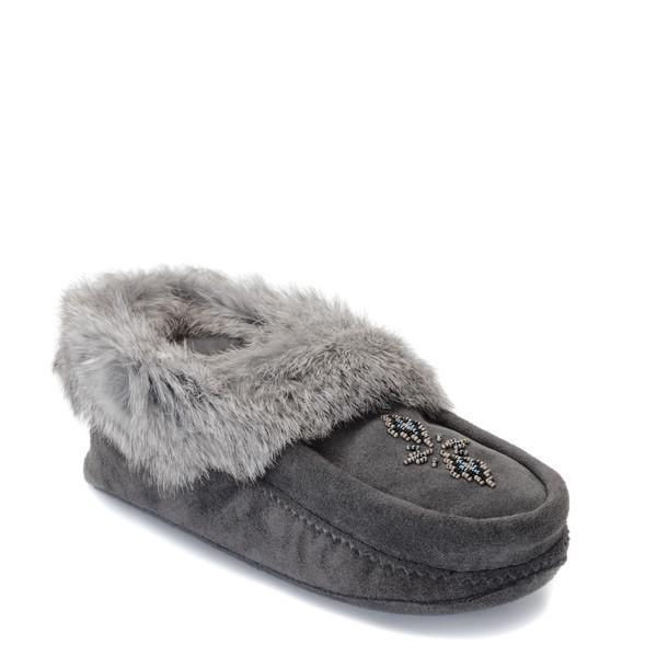 Tipi Moccasins - 10 / Charcoal - 40200 Charcoal 10 - House of Himwitsa Native Art Gallery and Gifts