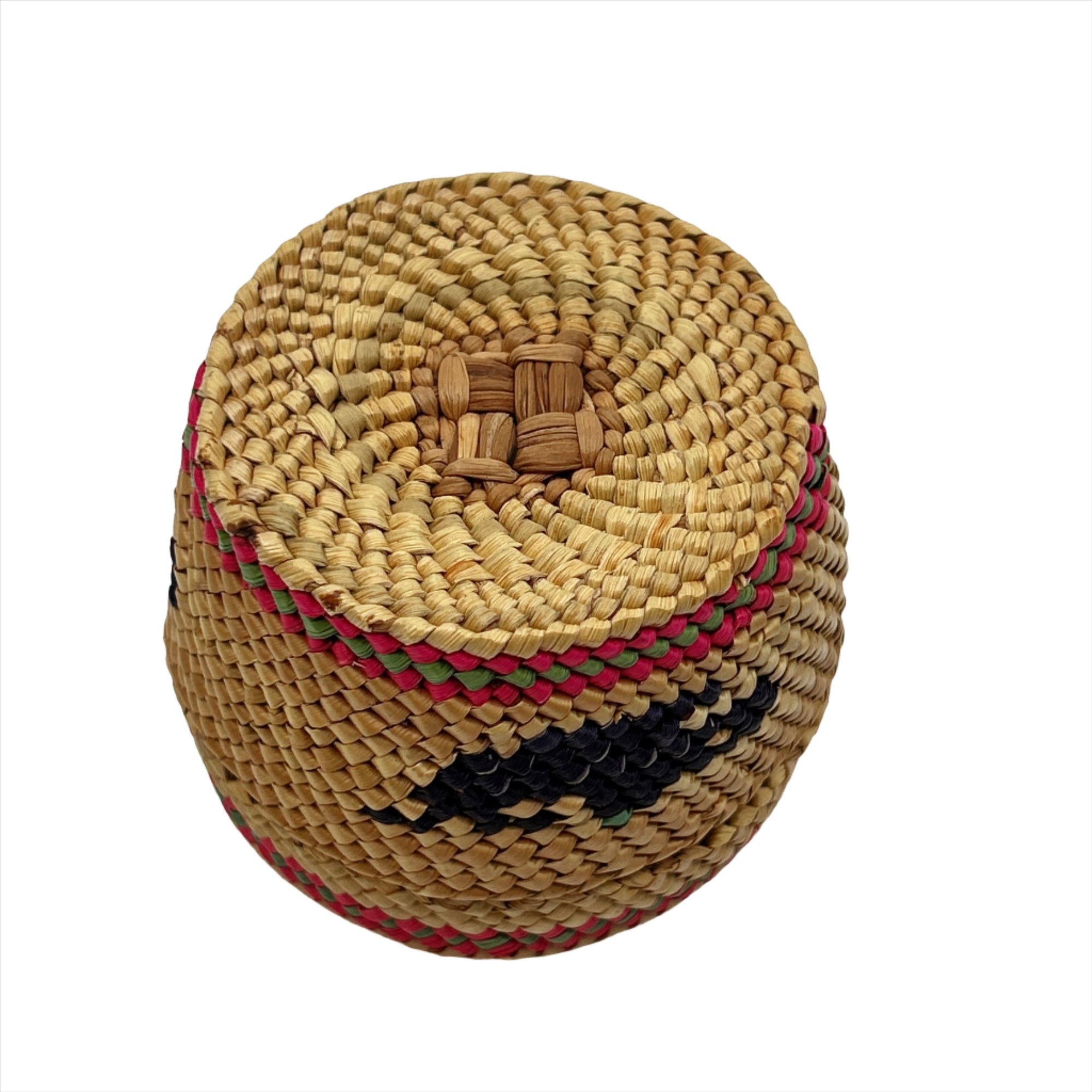 Nuu-Chah-Nulth Woven Round Basket - Maynards Fine Art and Antiques -  - House of Himwitsa Art Gallery