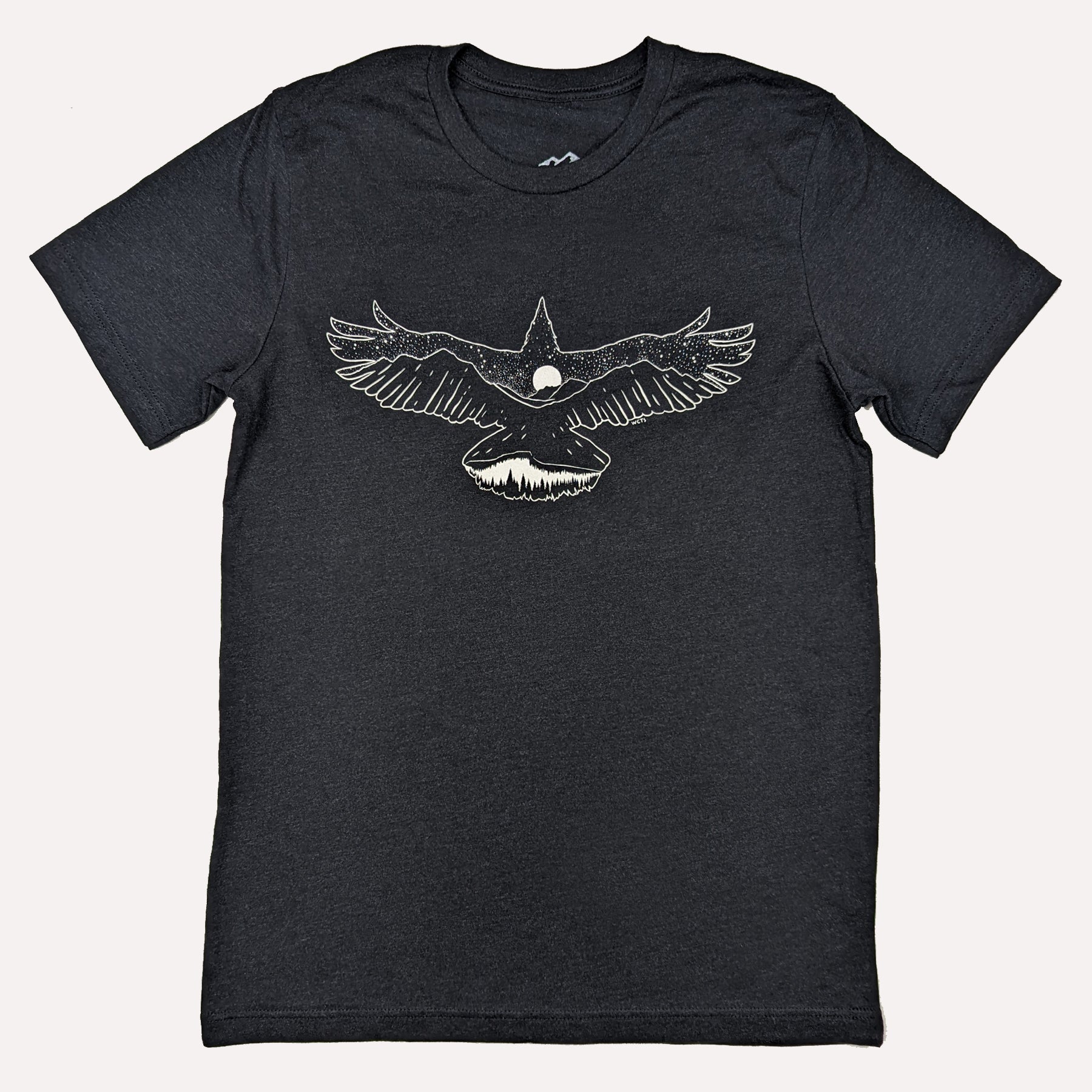 Westcoastees T-Shirt Raven Moon - Westcoastees T-Shirt Raven Moon -  - House of Himwitsa Native Art Gallery and Gifts