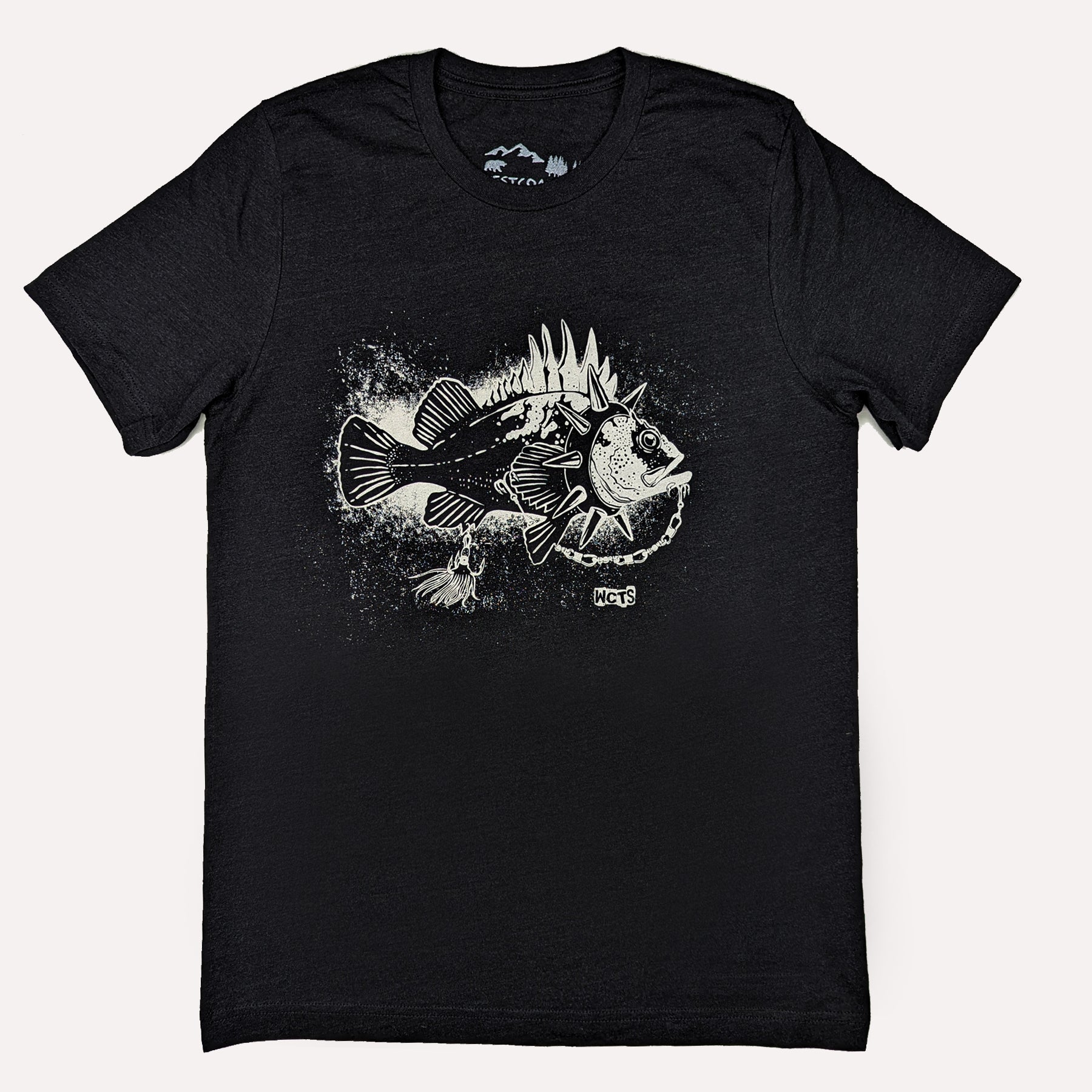 Westcoastees T-Shirt Punk Rock Cod - Westcoastees T-Shirt Punk Rock Cod -  - House of Himwitsa Native Art Gallery and Gifts