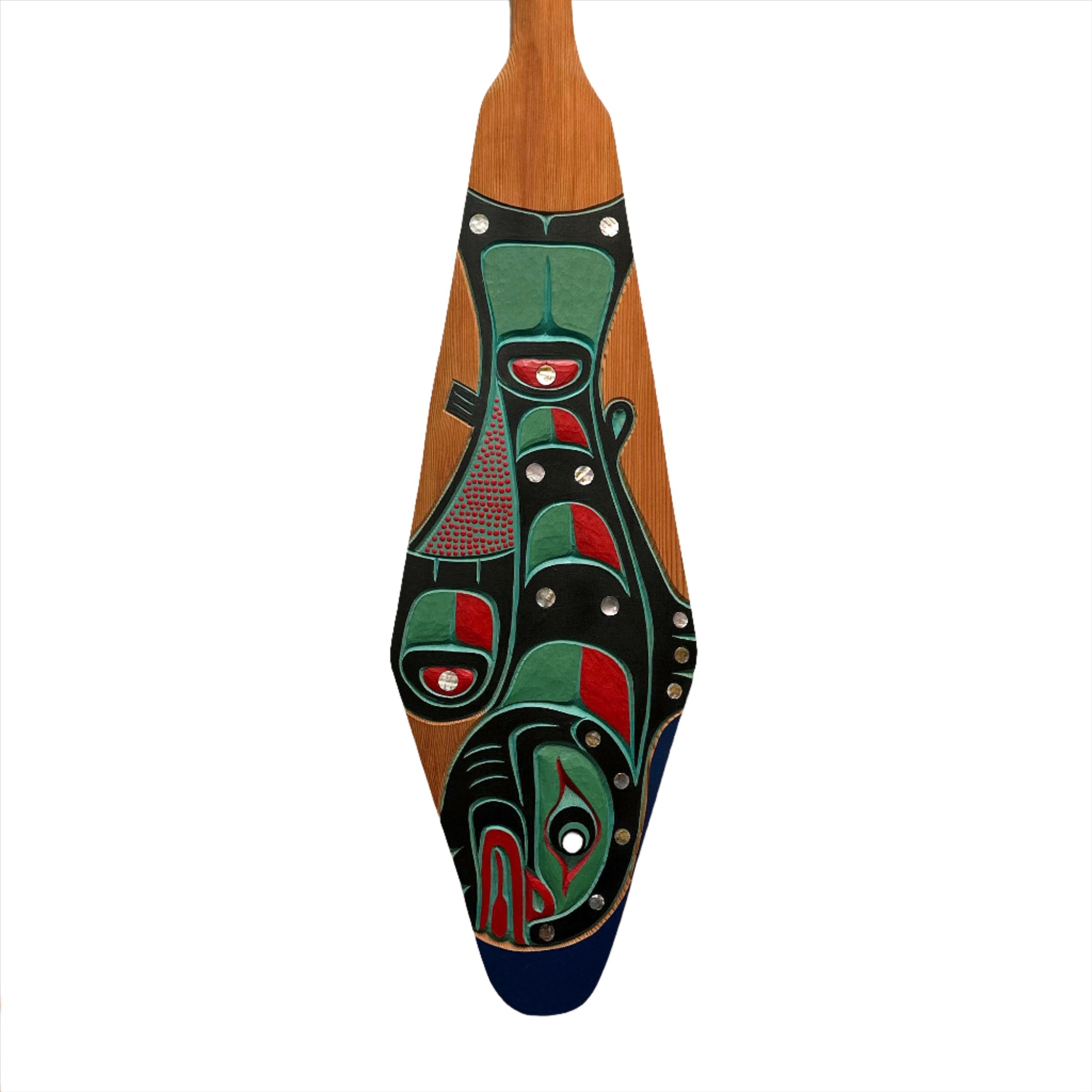 William Henderson  Killer Whale Paddle - WILLIAM HENDERSON JR. - PADDLES - House of Himwitsa Art Gallery