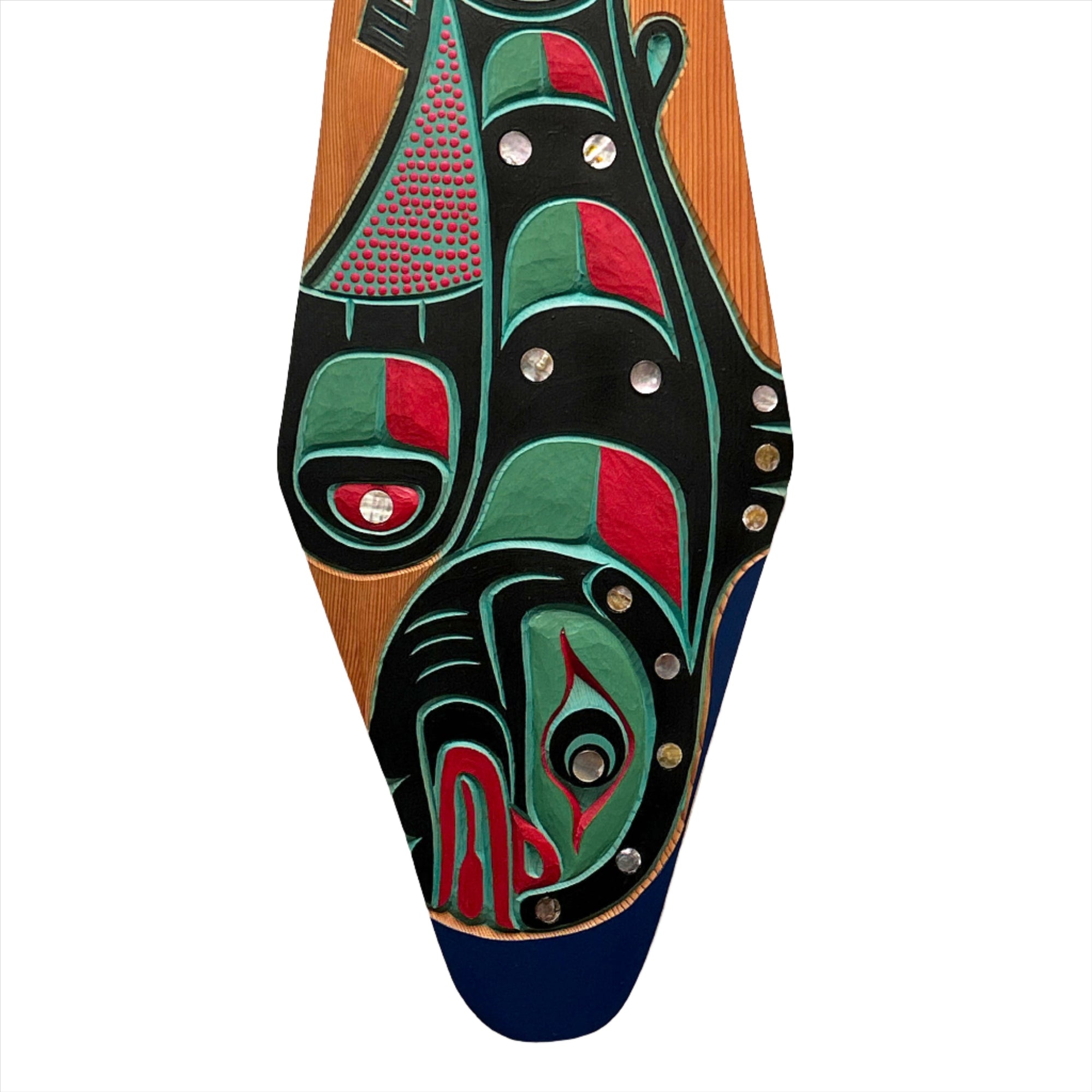 William Henderson  Killer Whale Paddle - WILLIAM HENDERSON JR. - PADDLES - House of Himwitsa Art Gallery