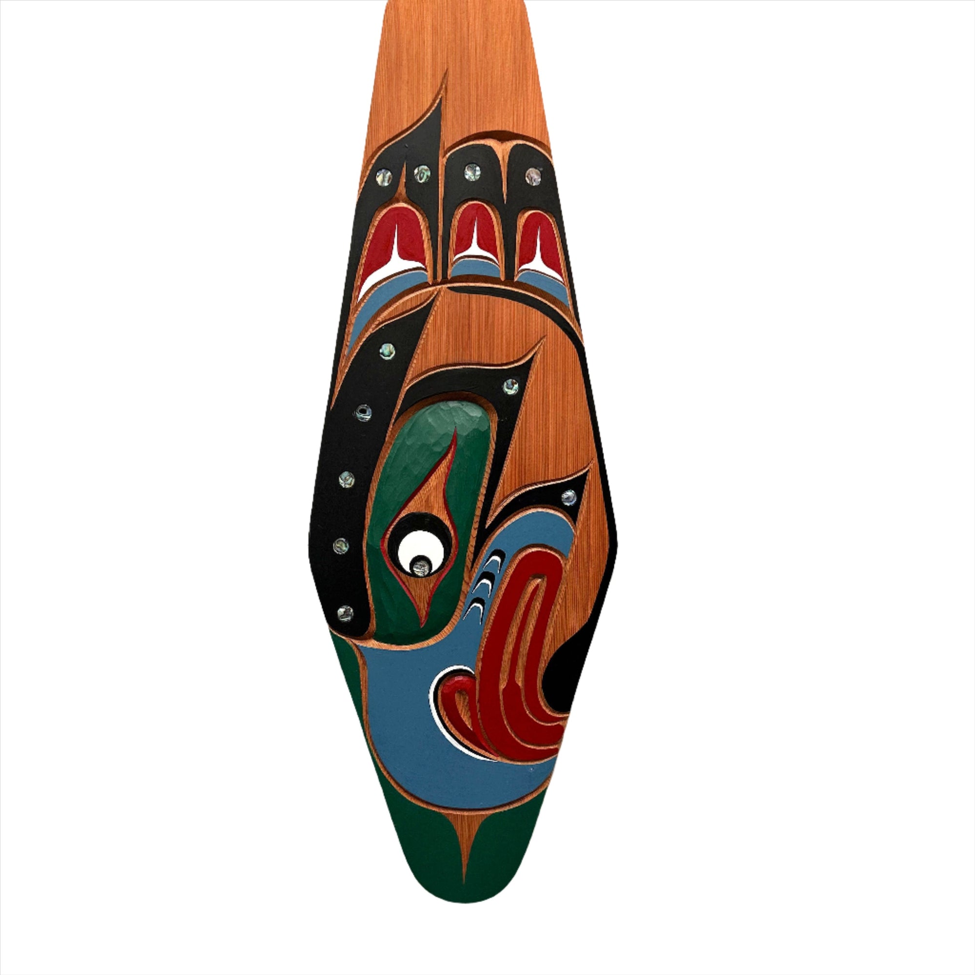 William Henderson JR. Killer Whale Paddle - WILLIAM HENDERSON JR. - PADDLES - House of Himwitsa Art Gallery