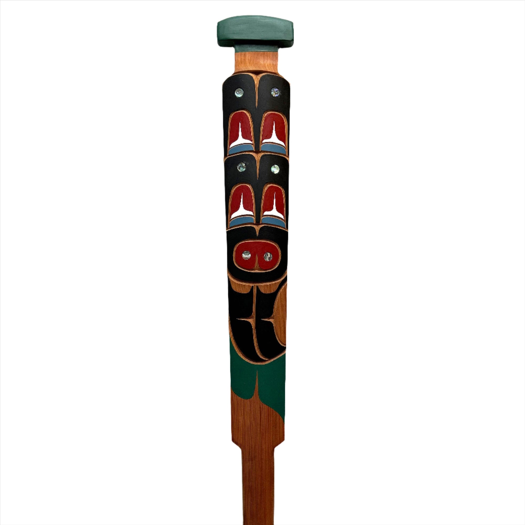 William Henderson JR. Killer Whale Paddle - WILLIAM HENDERSON JR. - PADDLES - House of Himwitsa Art Gallery