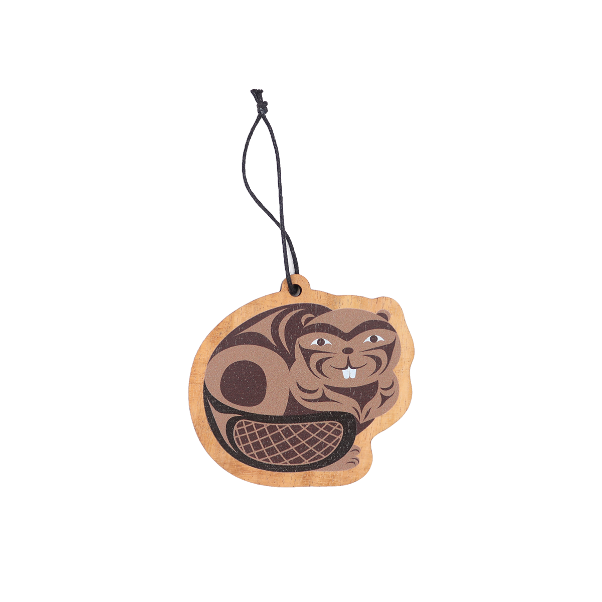Wood Ornament Beaver - Wood Ornament Beaver -  - House of Himwitsa Native Art Gallery and Gifts
