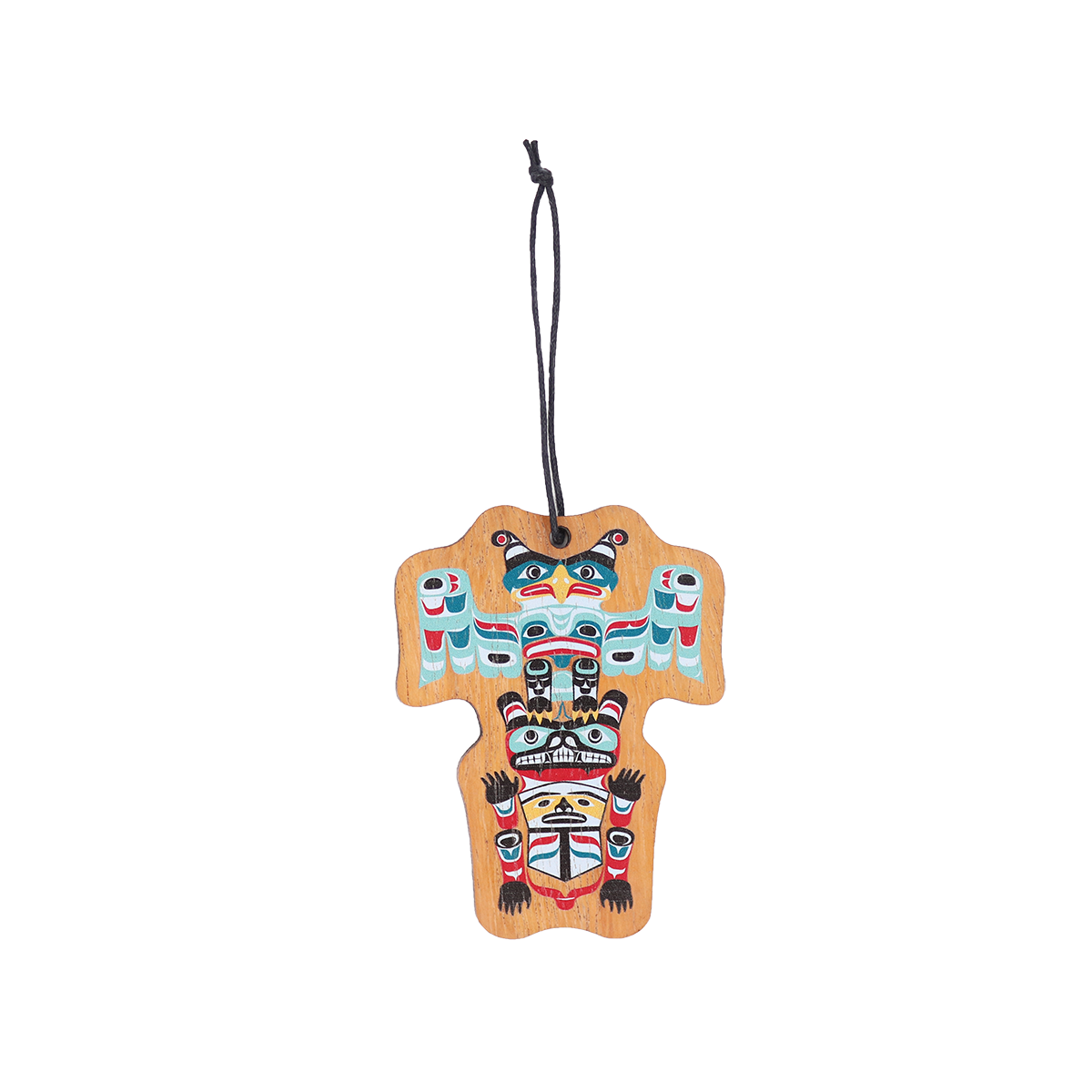 Wood Ornament Totem - Wood Ornament Totem -  - House of Himwitsa Native Art Gallery and Gifts