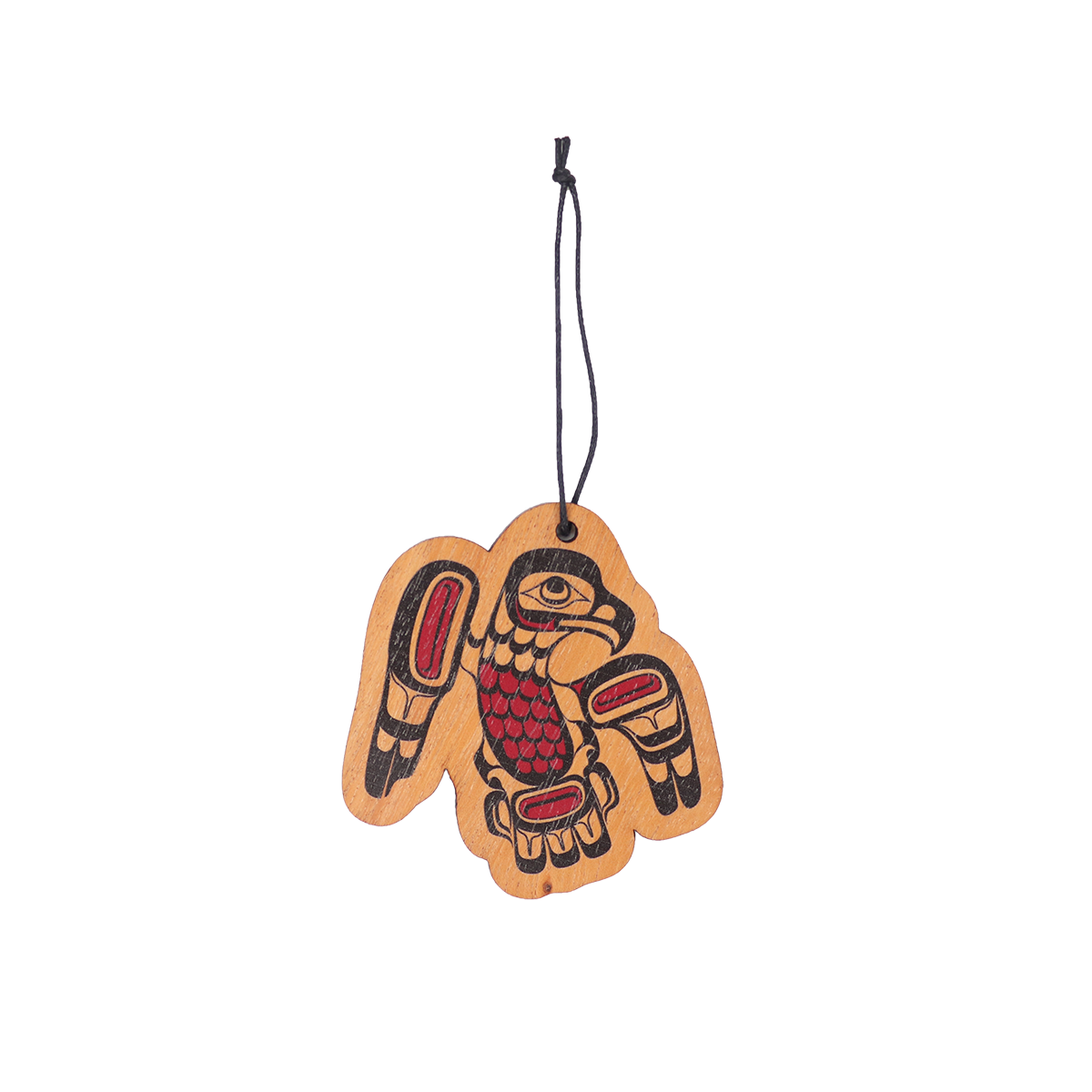 Wood Ornament Eagle - Wood Ornament Eagle -  - House of Himwitsa Native Art Gallery and Gifts