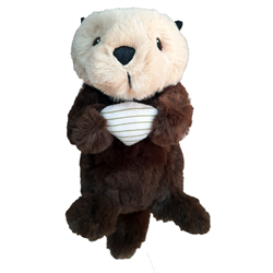 Stuffed Otter Baby W Clam 9 House Of Himwitsa