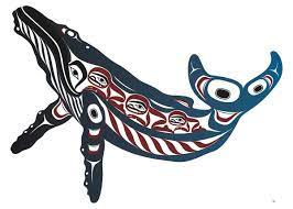Art Card Mark Preston Humpback Whale - Art Card Mark Preston Humpback Whale -  - House of Himwitsa Native Art Gallery and Gifts