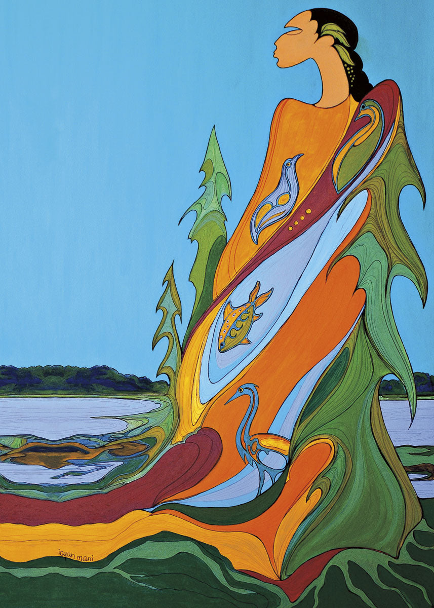 MATTED ART CARDS MAXINE NOEL - Canadian Art Prints Inc. - Matted Art Card - House of Himwitsa Art Gallery