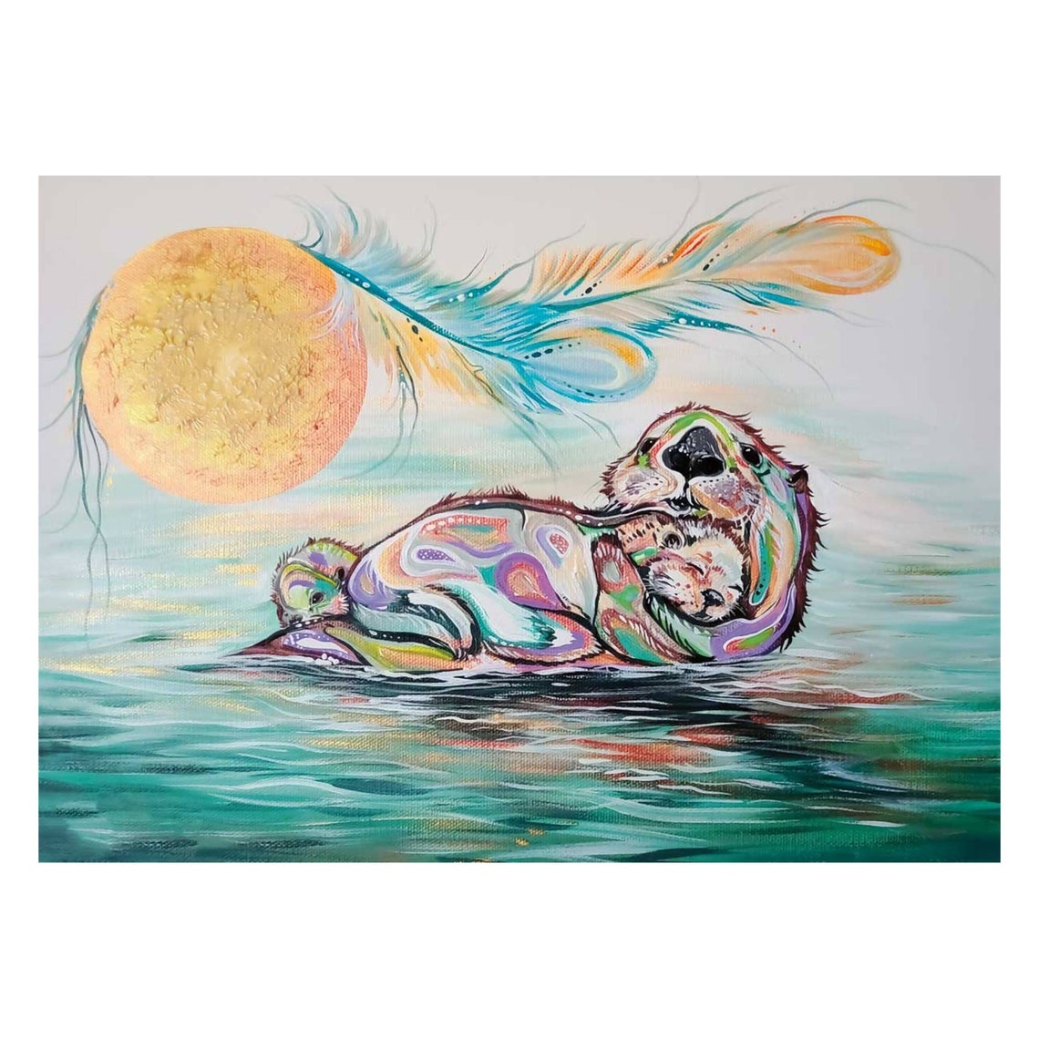 MATTED ART CARDS CARLA JOSEPH - Canadian Art Prints Inc. - Matted Art Card - House of Himwitsa Art Gallery