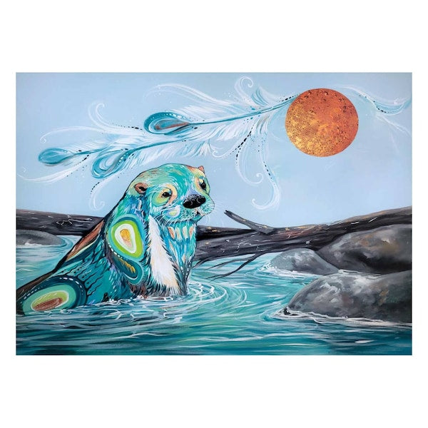 MATTED ART CARDS CARLA JOSEPH - Canadian Art Prints Inc. - Matted Art Card - House of Himwitsa Art Gallery