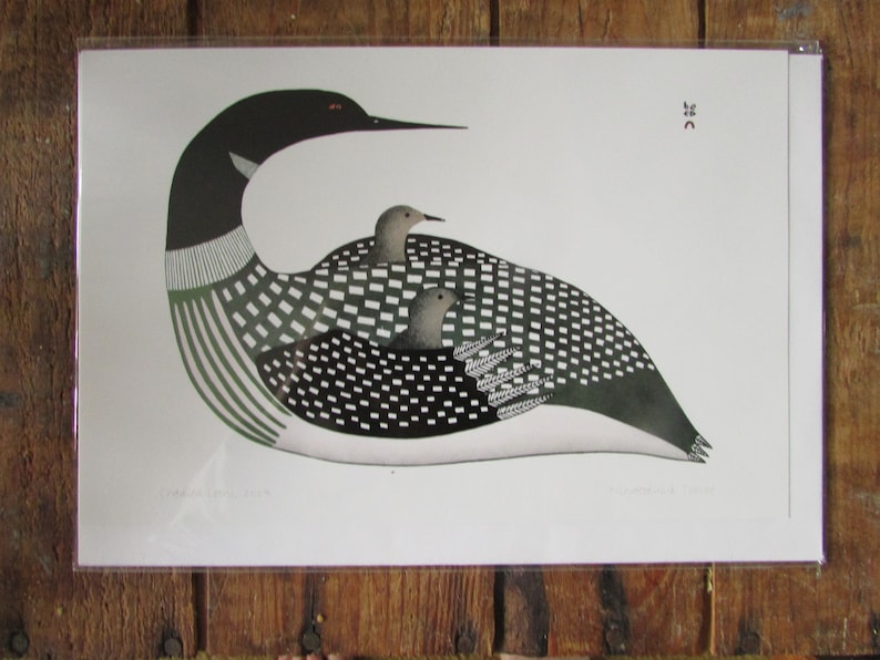 MATTED ART CARDS NINGIUKULU TEEVEE - MATTED ART CARDS NINGIUKULU TEEVEE -  - House of Himwitsa Native Art Gallery and Gifts