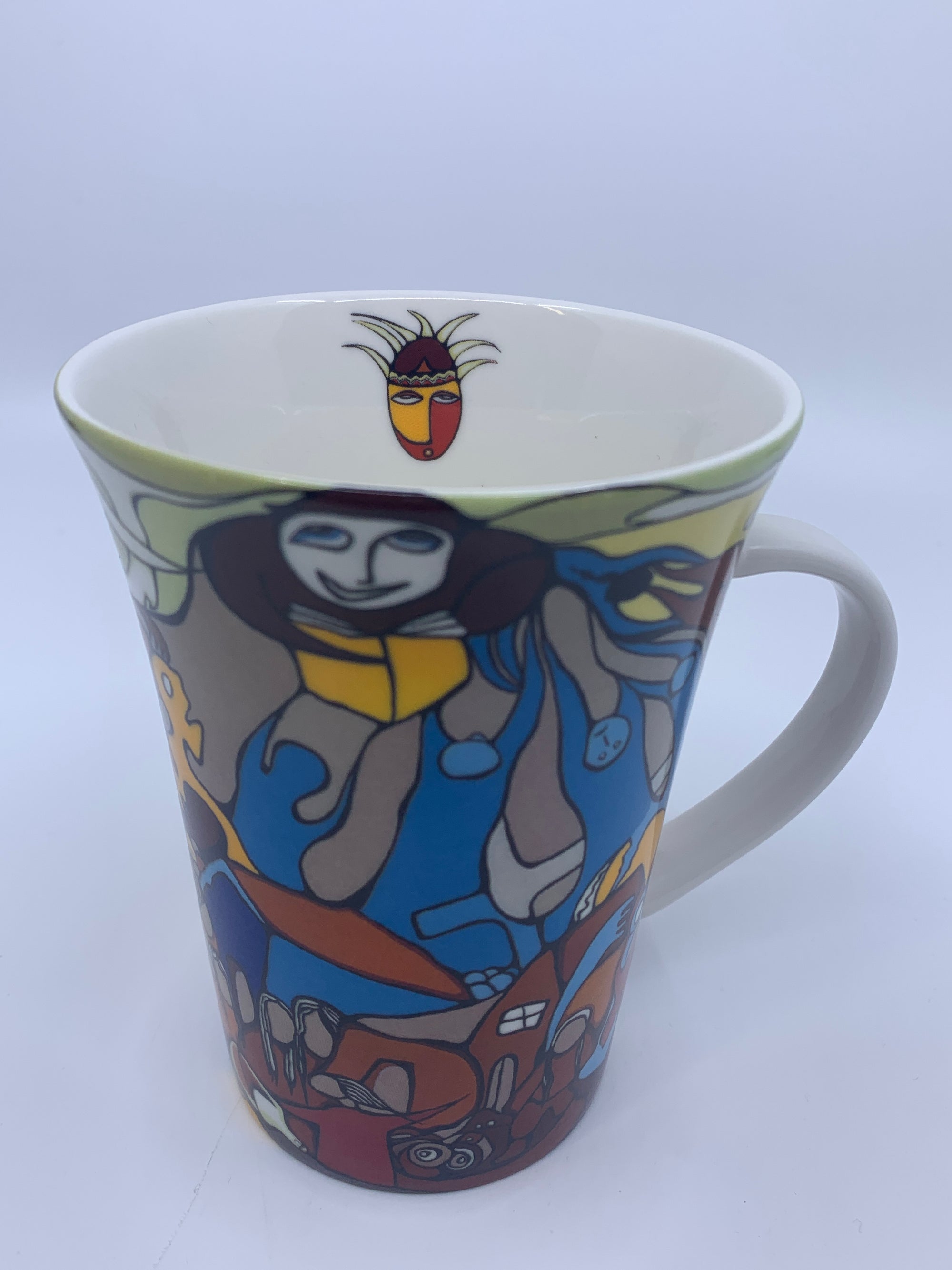 *Porcelain Mug Dawn Oman Indian In Transition