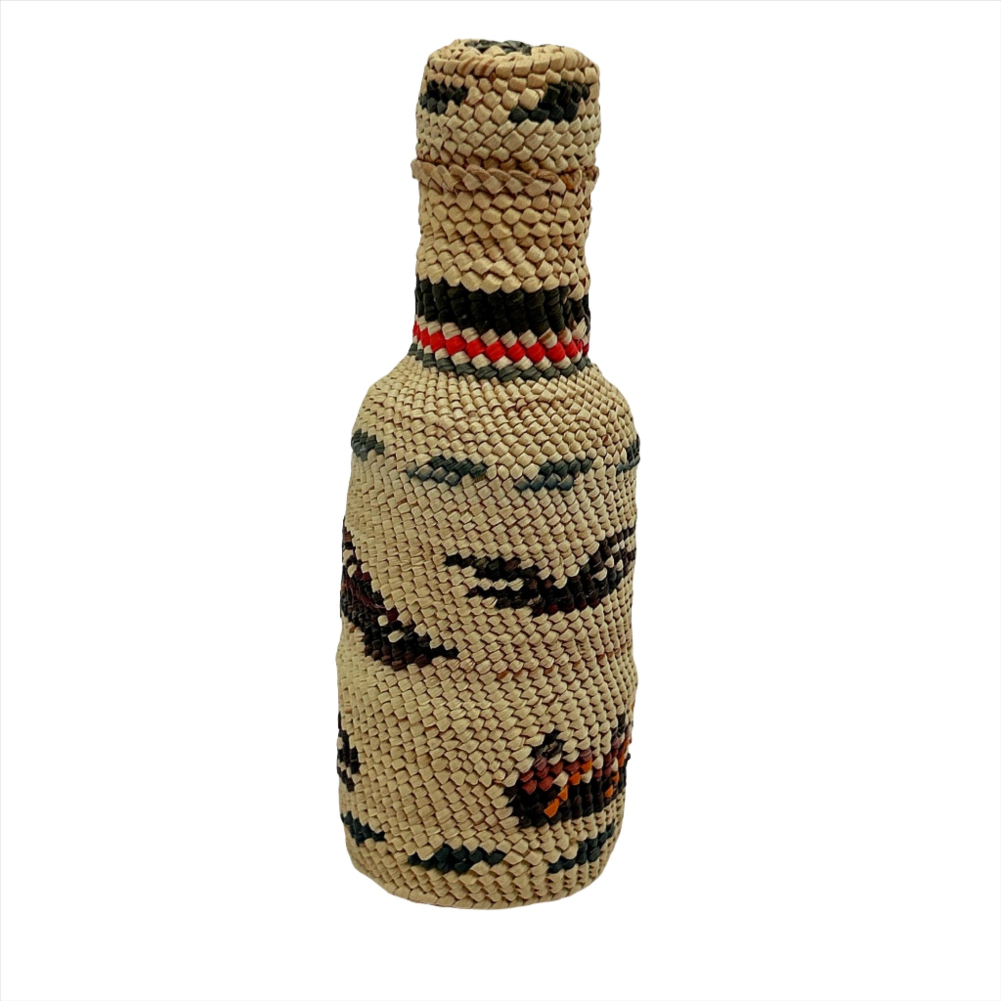 Josephine Thompson Mini Pattern Bottle - House Of Himwitsa - Basketry - House of Himwitsa Art Gallery