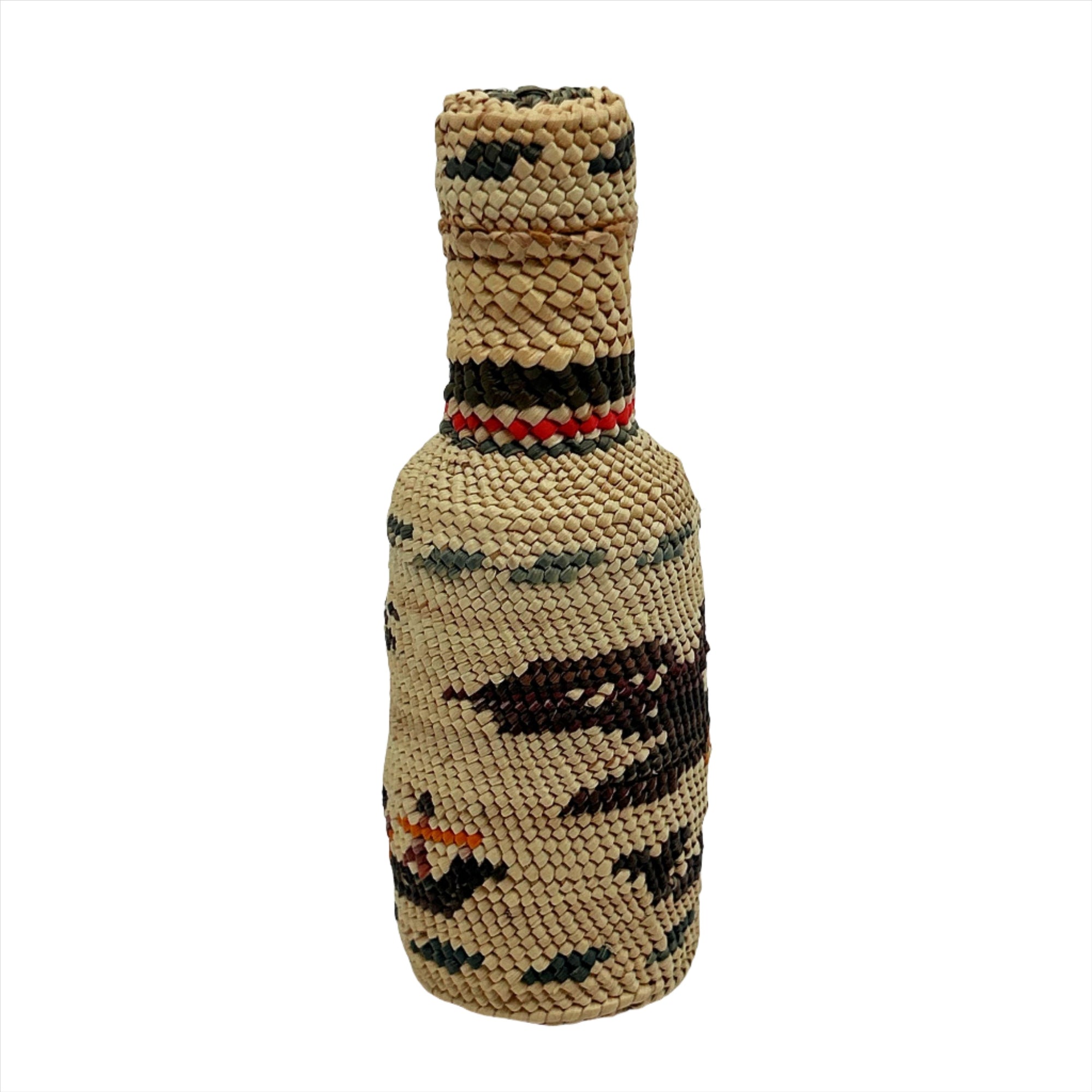 Josephine Thompson Mini Pattern Bottle - House Of Himwitsa - Basketry - House of Himwitsa Art Gallery