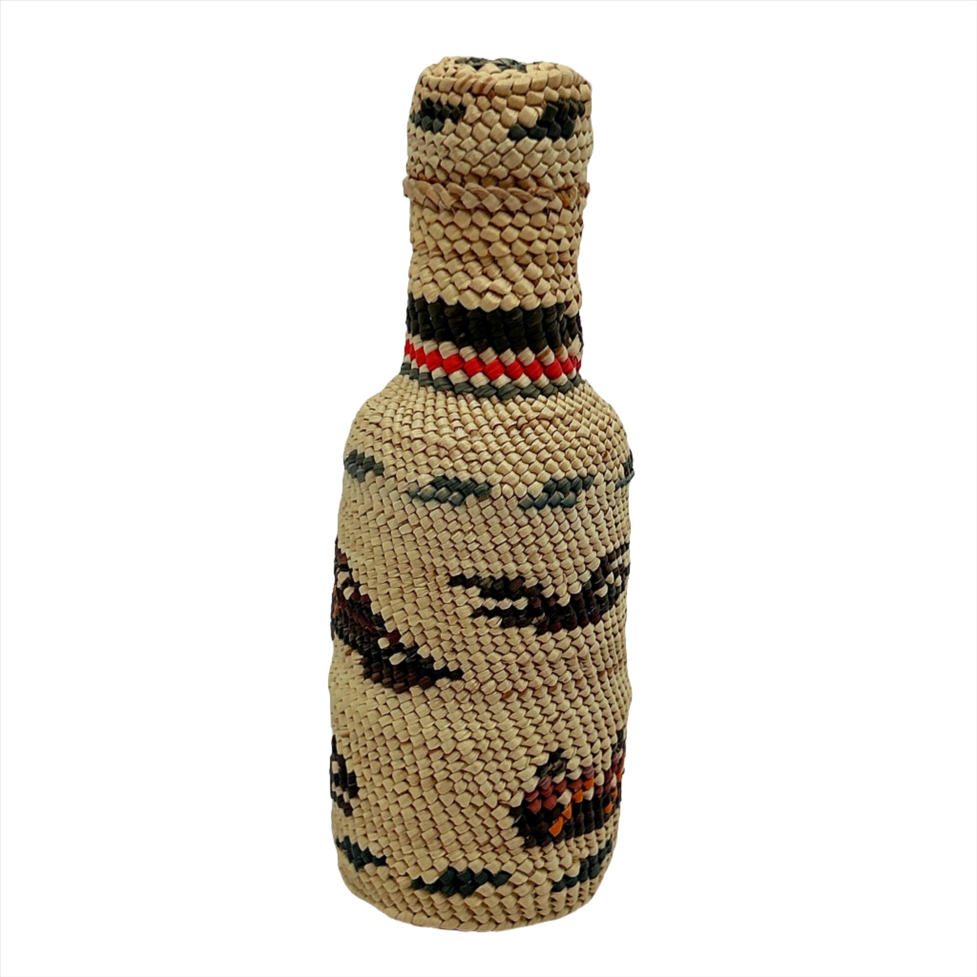 Josephine Thompson Mini Pattern Bottle - House Of Himwitsa - Basketry - House of Himwitsa Art Gallery