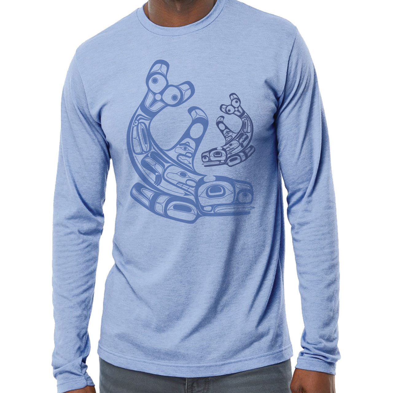 Long Sleeve Corey Bulpitt Killer Whale -  - T-Shirt - House of Himwitsa Art Gallery