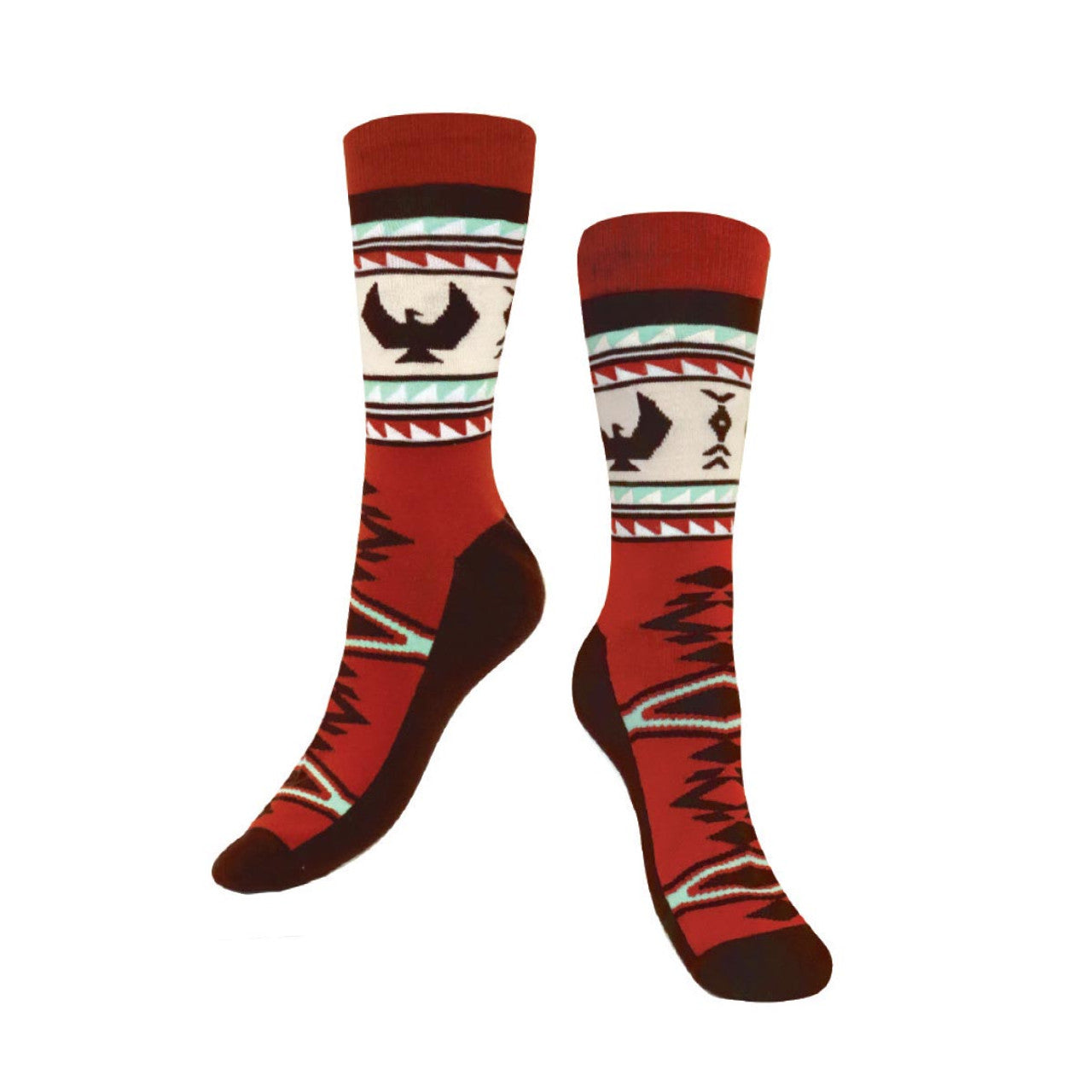 ART SOCKS - M/L / Leila Stogan-Spirit Of The Sky/SOCK30 - SOCK30L - House of Himwitsa Native Art Gallery and Gifts