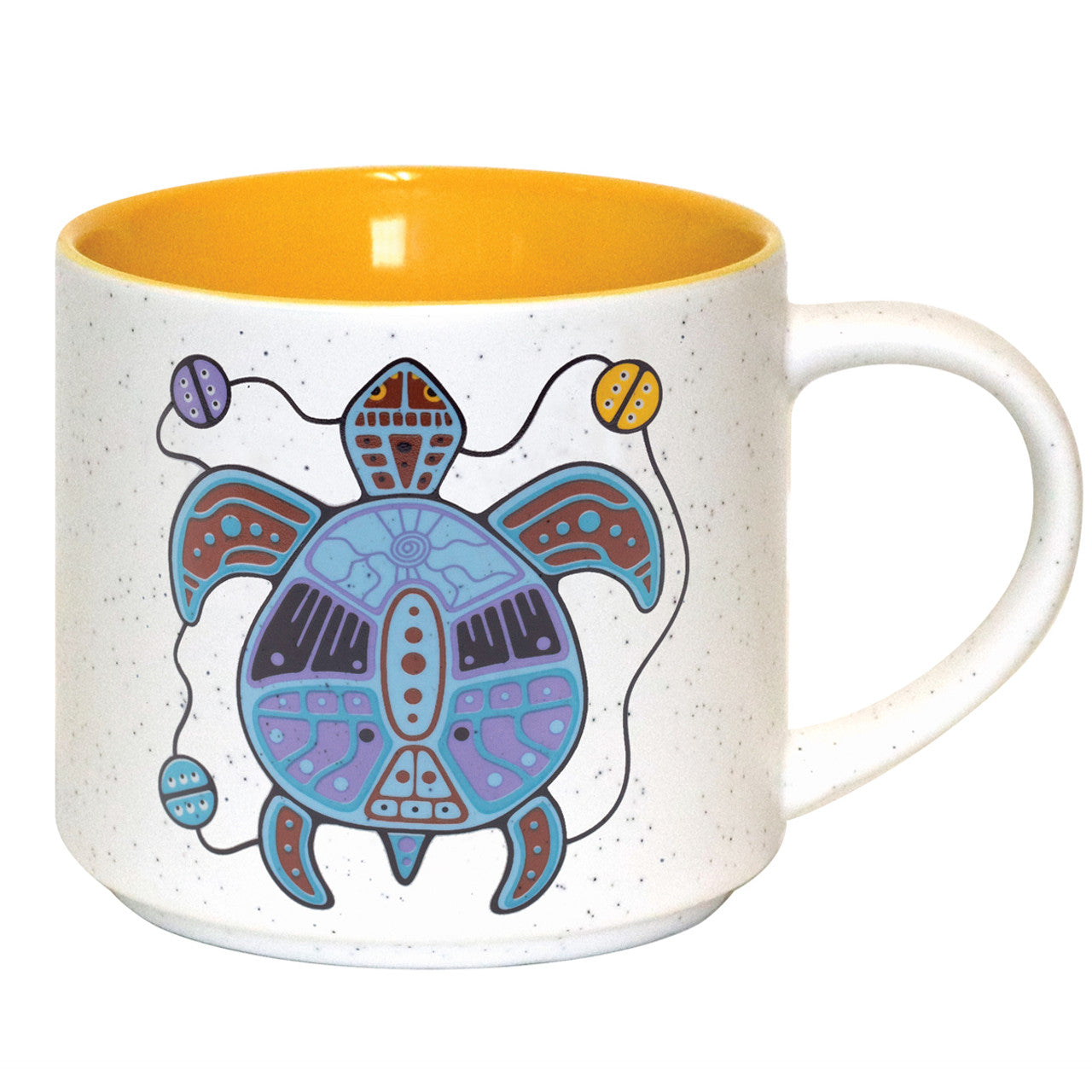 CERAMIC MUGS - 16oz / Turtle - CMUG26 - House of Himwitsa Native Art Gallery and Gifts