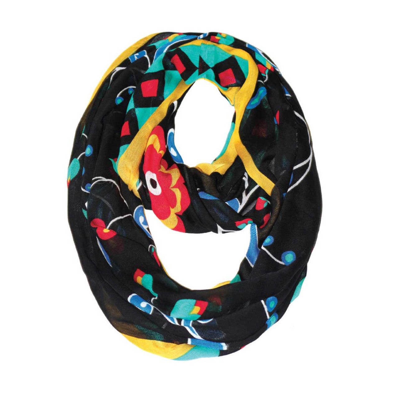 CIRCLE SCARFS - Sharifah Marsden Honouring Our Life Givers - BCSCARF26 - House of Himwitsa Native Art Gallery and Gifts