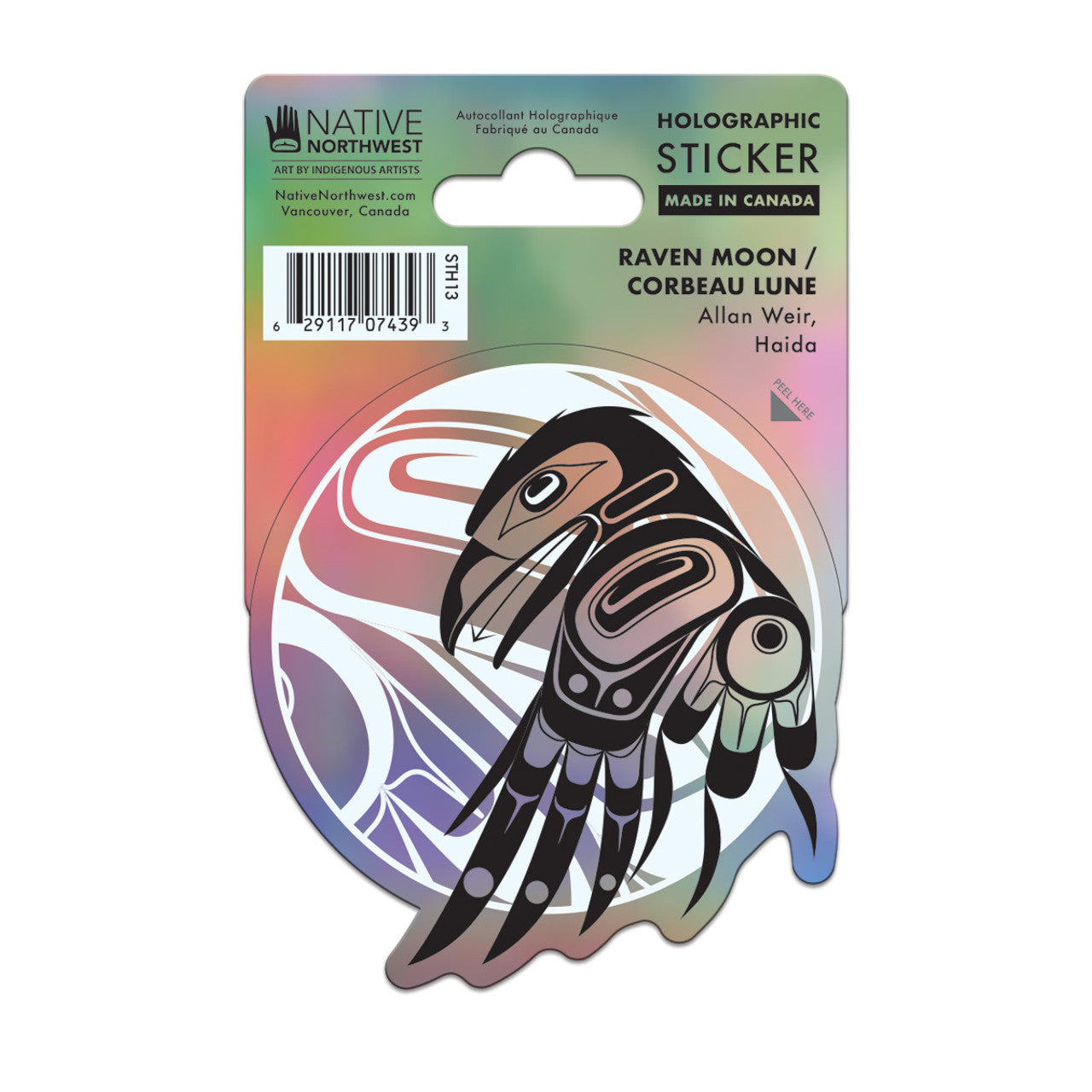 Holographic Stickers - Garfinkle - Sticker - House of Himwitsa Art Gallery