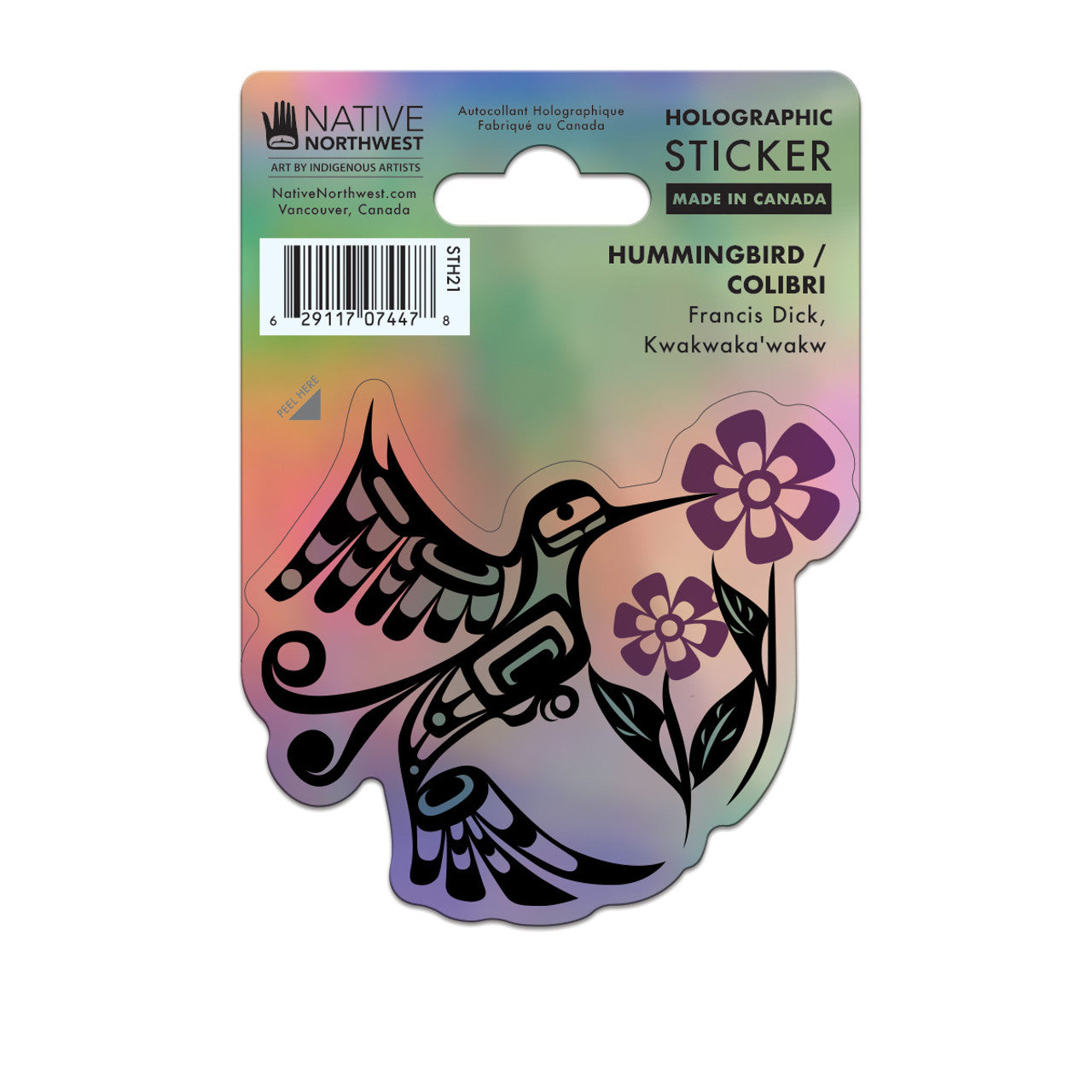 Holographic Stickers - Garfinkle - Sticker - House of Himwitsa Art Gallery