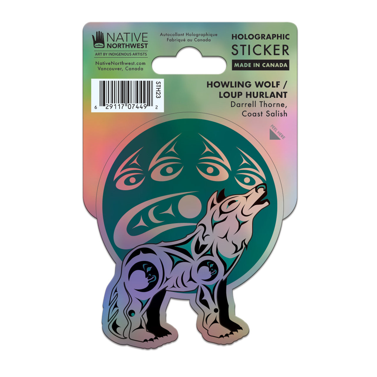 Holographic Stickers - Garfinkle - Sticker - House of Himwitsa Art Gallery