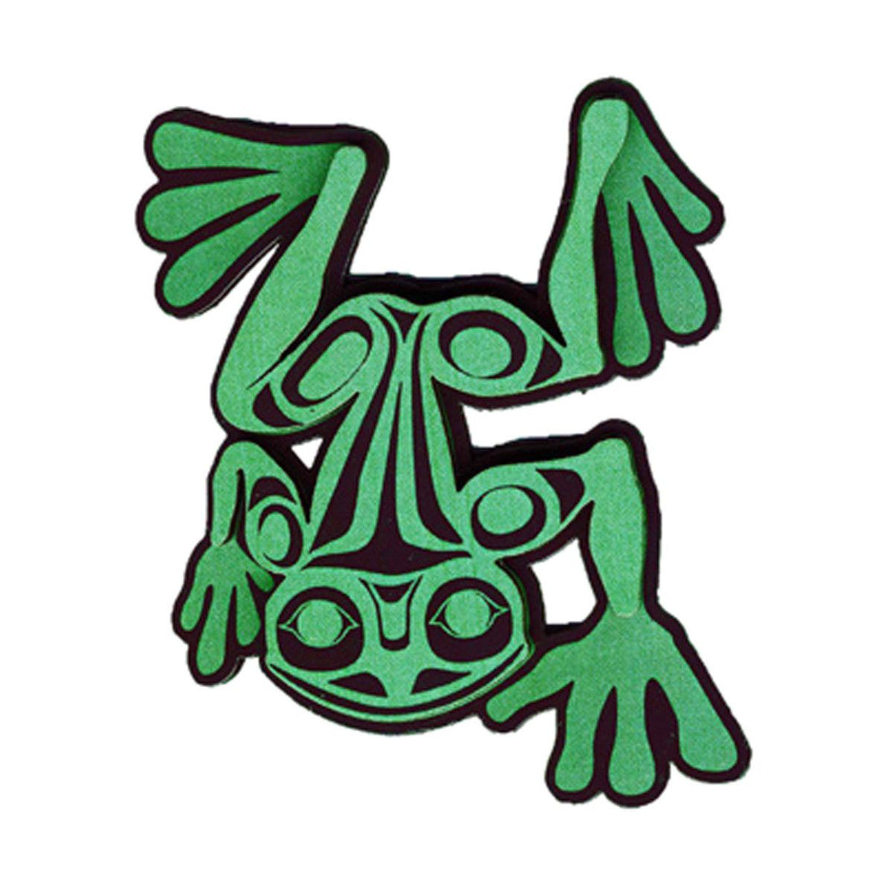 3D MAGNETS - Corey W. Moraes Ribbit - M343 - House of Himwitsa Native Art Gallery and Gifts